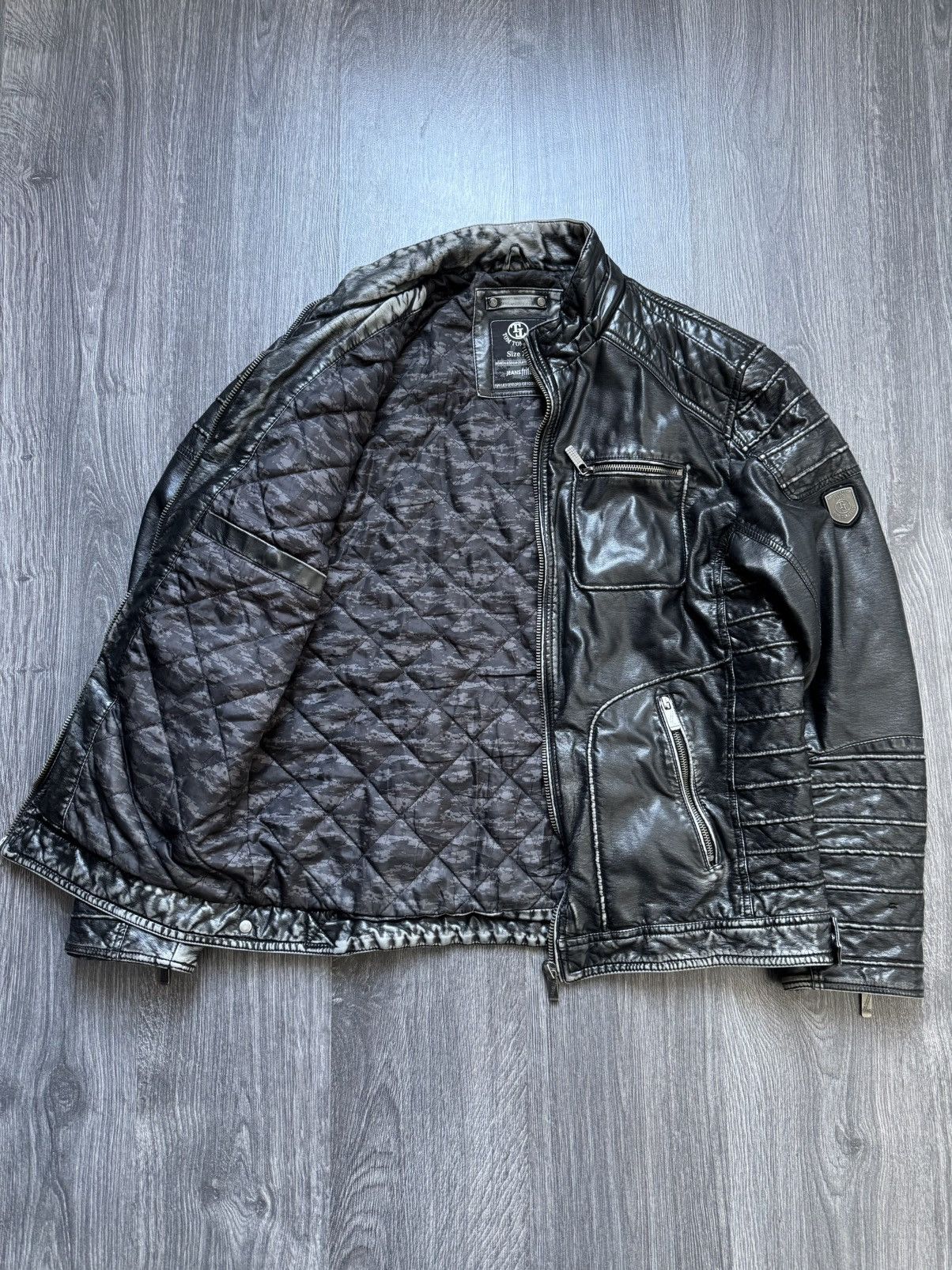 Japanese Brand Y2K Vintage Japanese Washed Diesel Style Jacket Size US XL / EU 56 / 4 - 13 Thumbnail