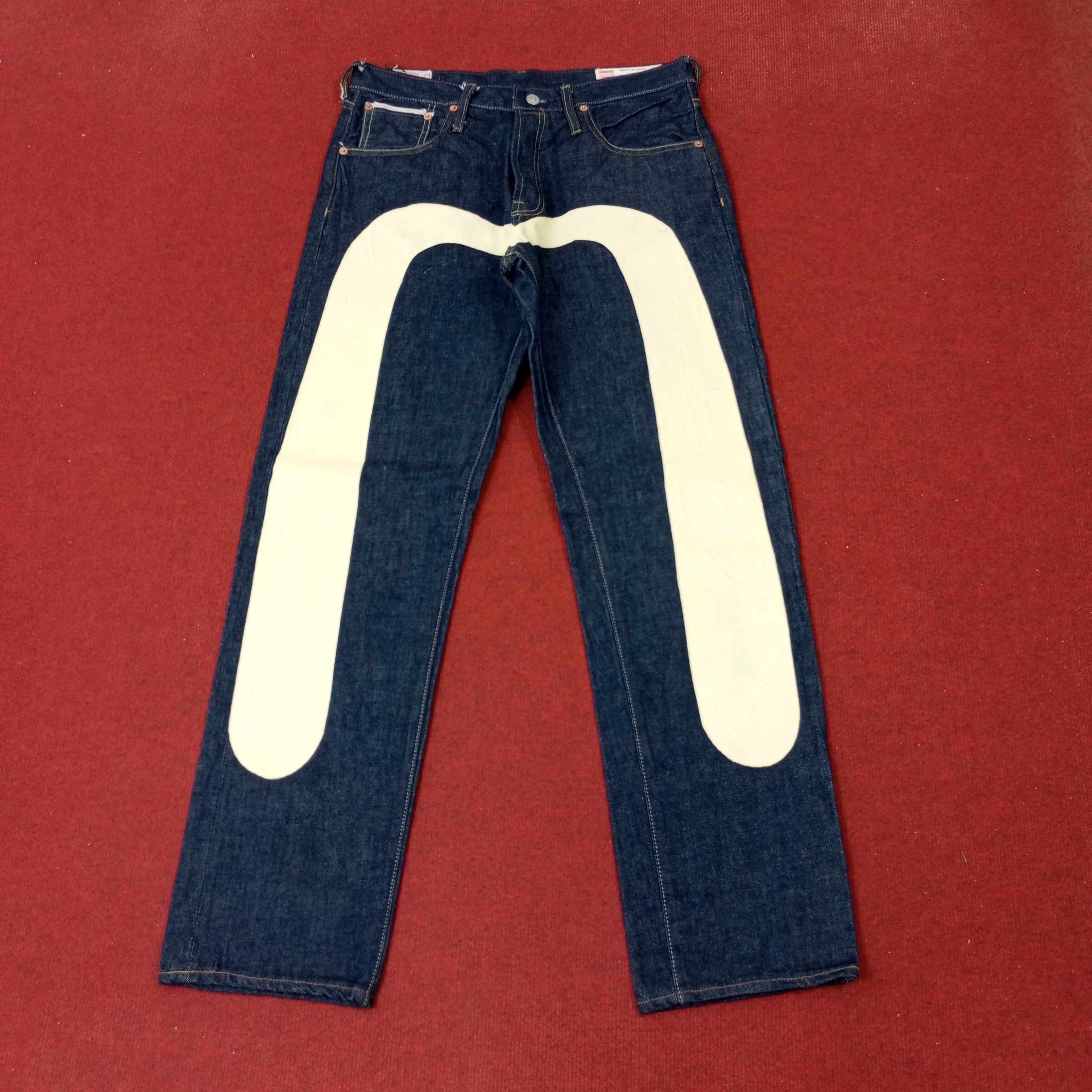 Japanese Brand × Vintage Evisu Japanese Brand Custom Daicock Jeans c217n11 Size US 32 / EU 48 - 1 Thumbnail