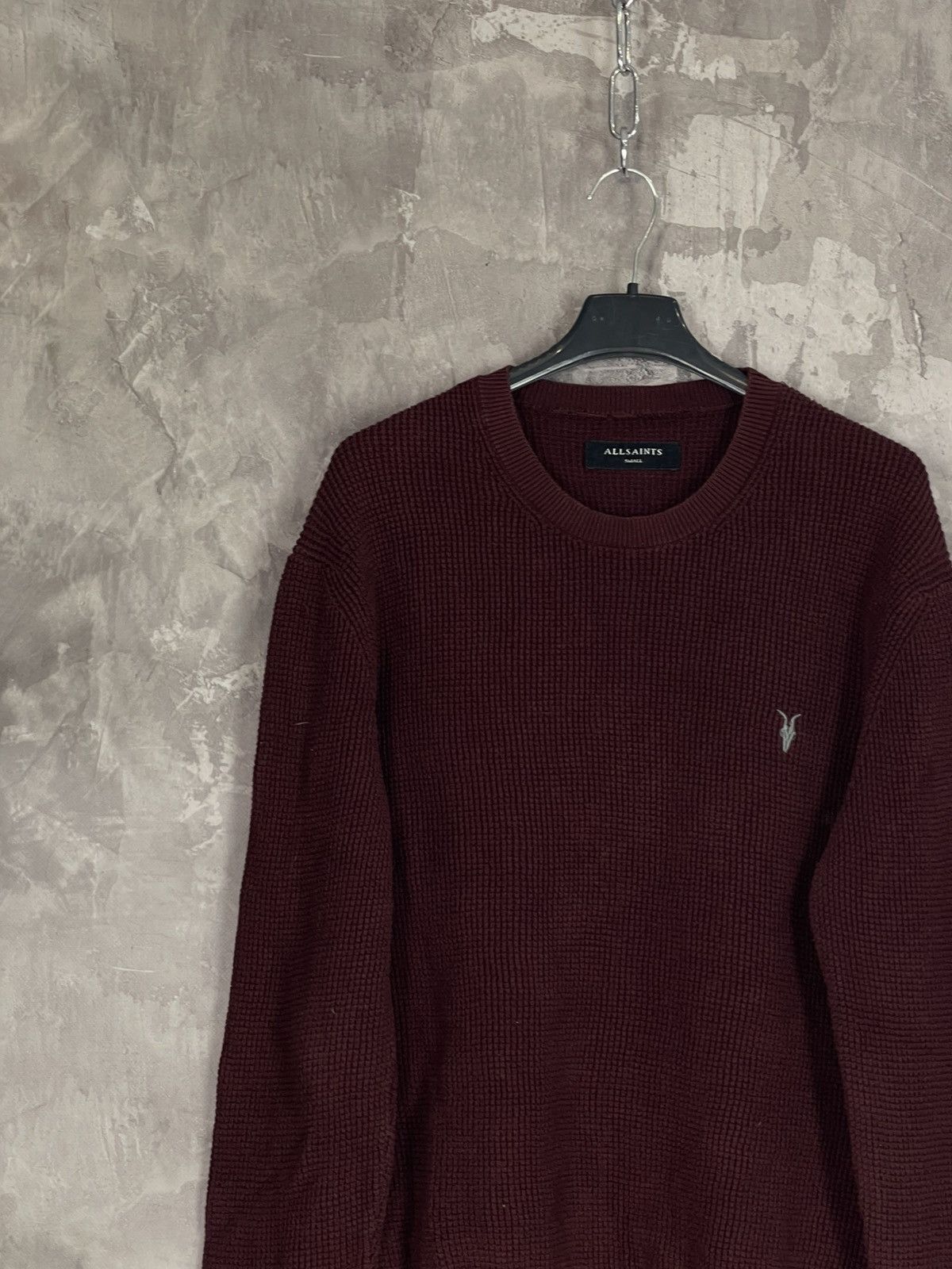 Other AllSaints Karnett Crew Neck Brown Sweater Size US S / EU 44-46 / 1 - 3 Thumbnail