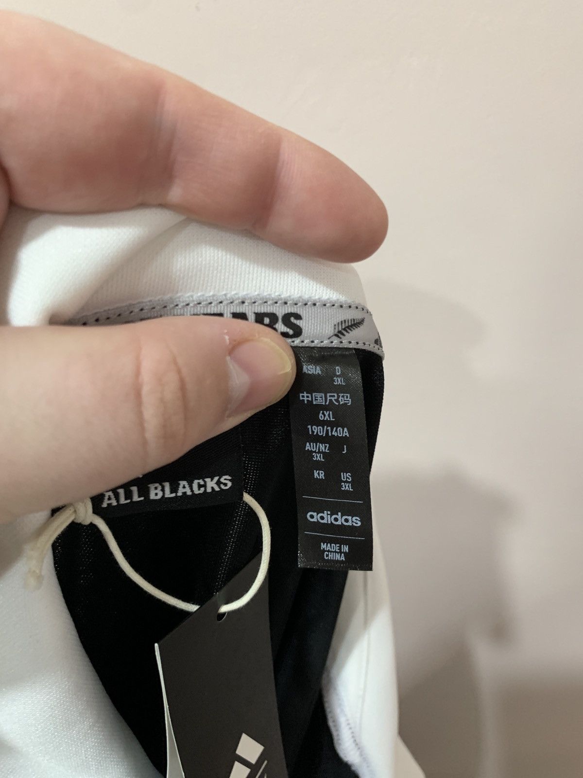 Adidas All Blacks New Zealand 2023 World Cup Rugby Union Shirt 3XL Size US XXL / EU 58 / 5 - 6 Thumbnail