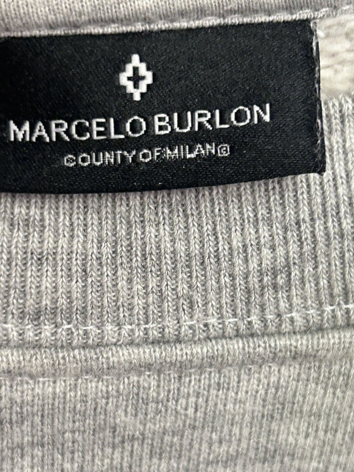 Marcelo Burlon Marcelo Burlon County of Milan Grey Cupido Sweatshirt Large Size US L / EU 52-54 / 3 - 3 Thumbnail