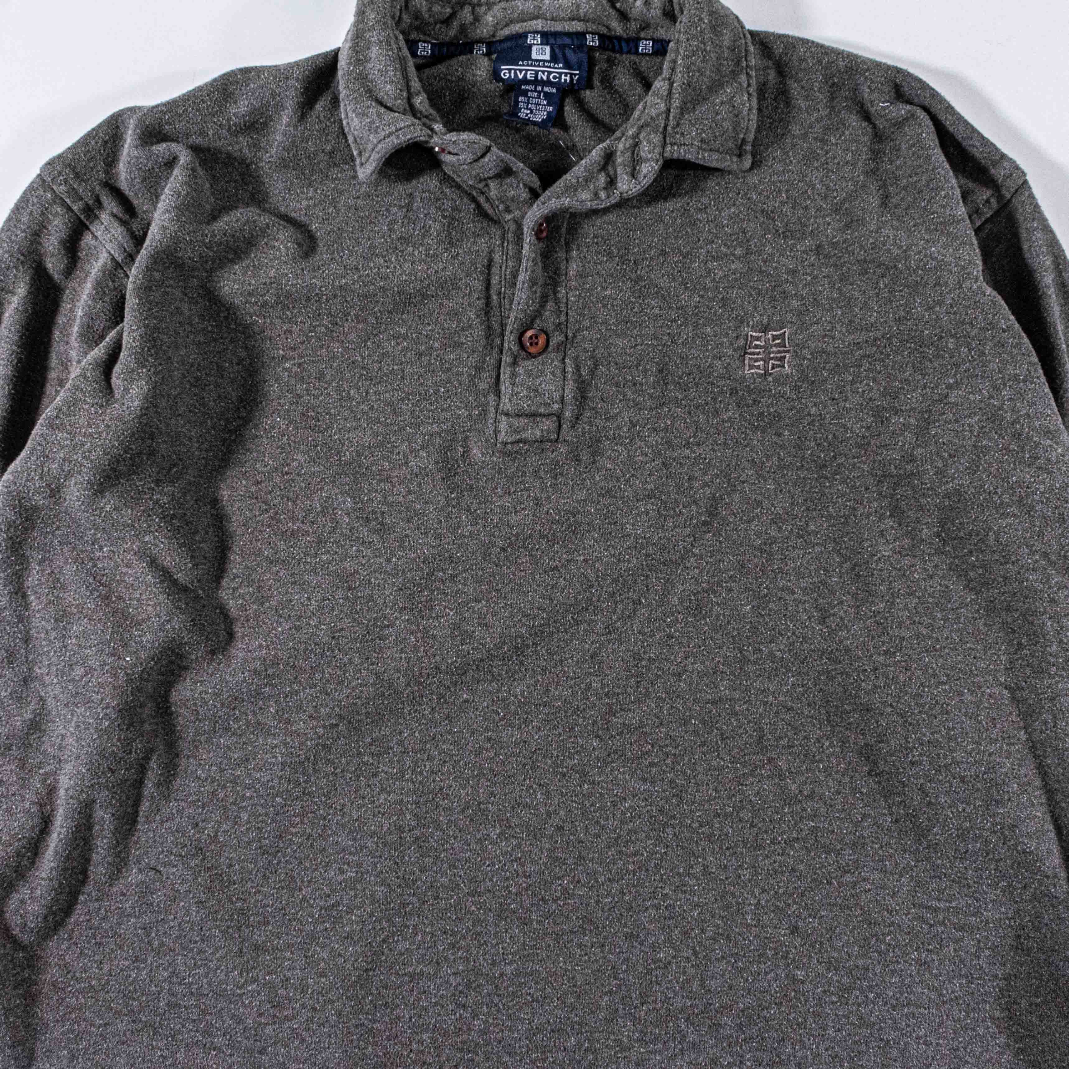 Givenchy Givenchy Activewear Long Sleeve Polo Shirt Logo 90s Designer Size US L / EU 52-54 / 3 - 4 Thumbnail