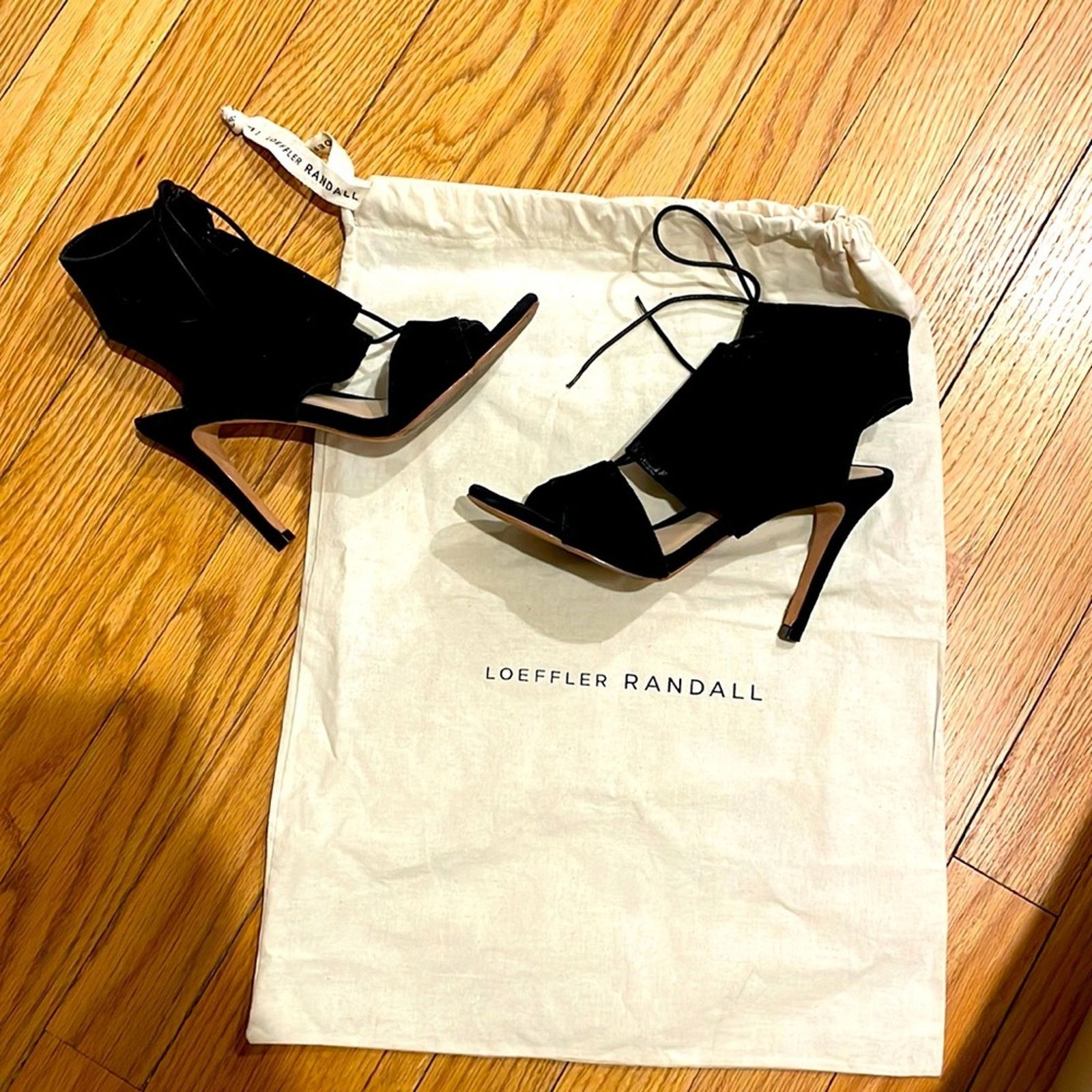Loeffler Randall Loeffler Randall Scarlet black suede heels size 5B Size US 5 / IT 35 - 4 Thumbnail