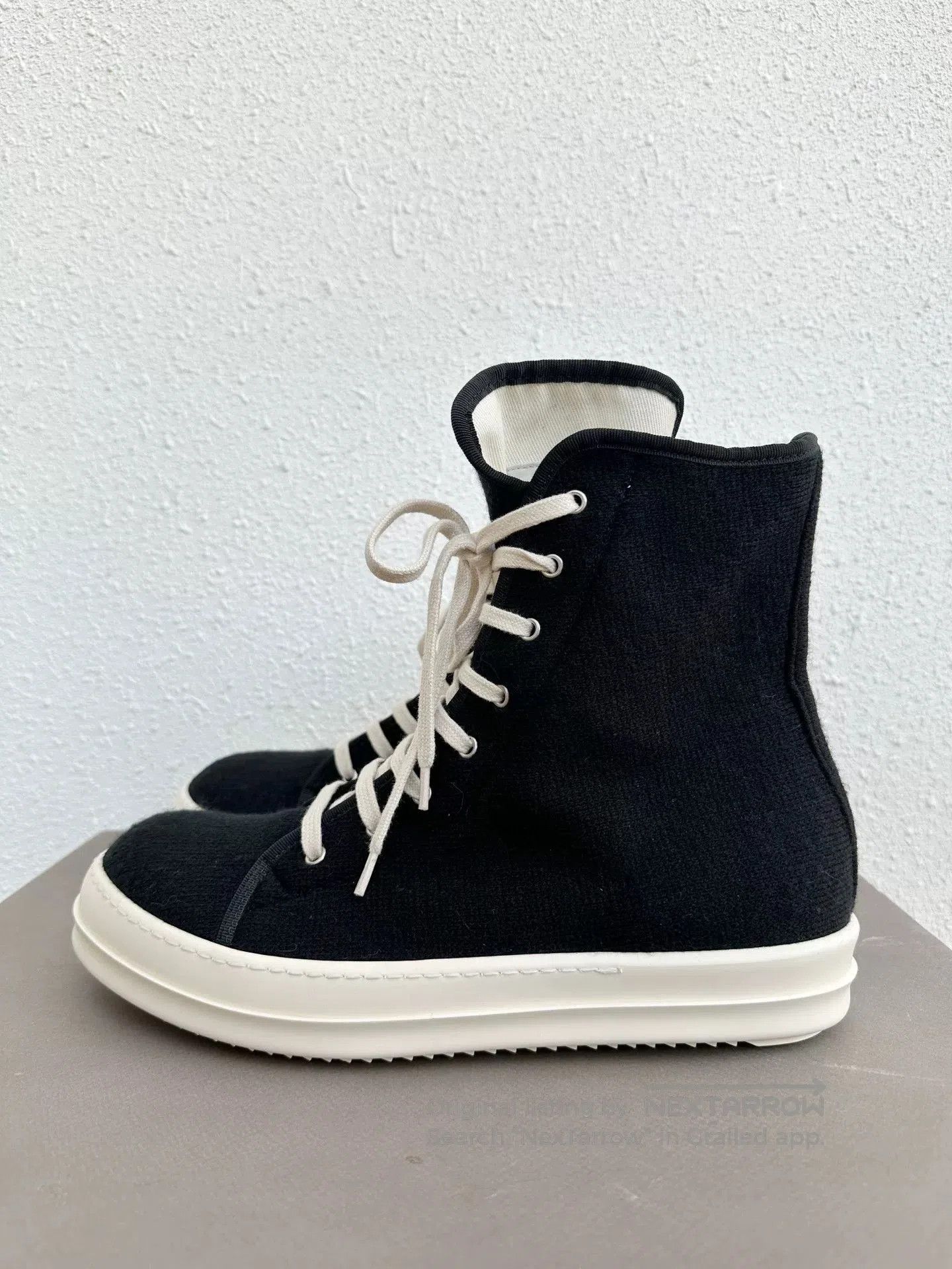 Rick Owens Drkshdw Rick Owens RO High-Top Black White. Size US 10 / EU 43 - 4 Thumbnail