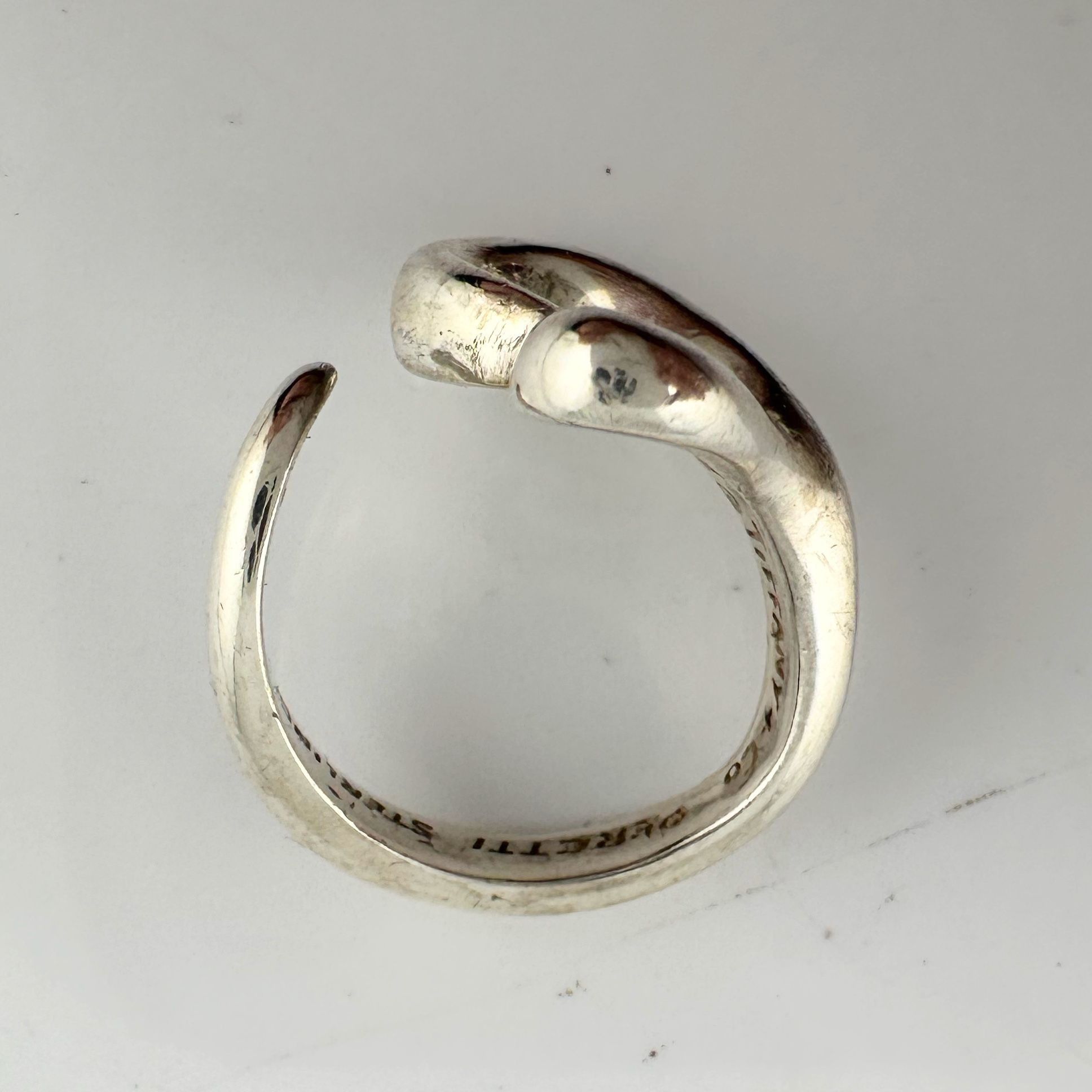 Tiffany & Co. Tiffany & Co Open Heart Ring - Sterling Silver - Size 5.5 Size ONE SIZE - 9 Thumbnail