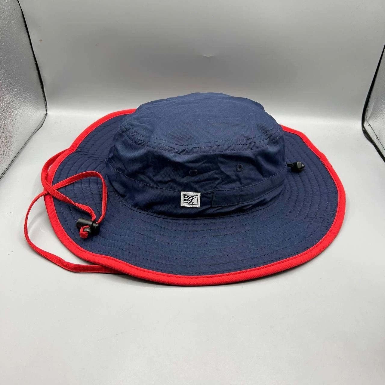 The Game The Game Hat Men Blue Red Blank Plain Ultralight Boonie Size ONE SIZE - 1 Thumbnail