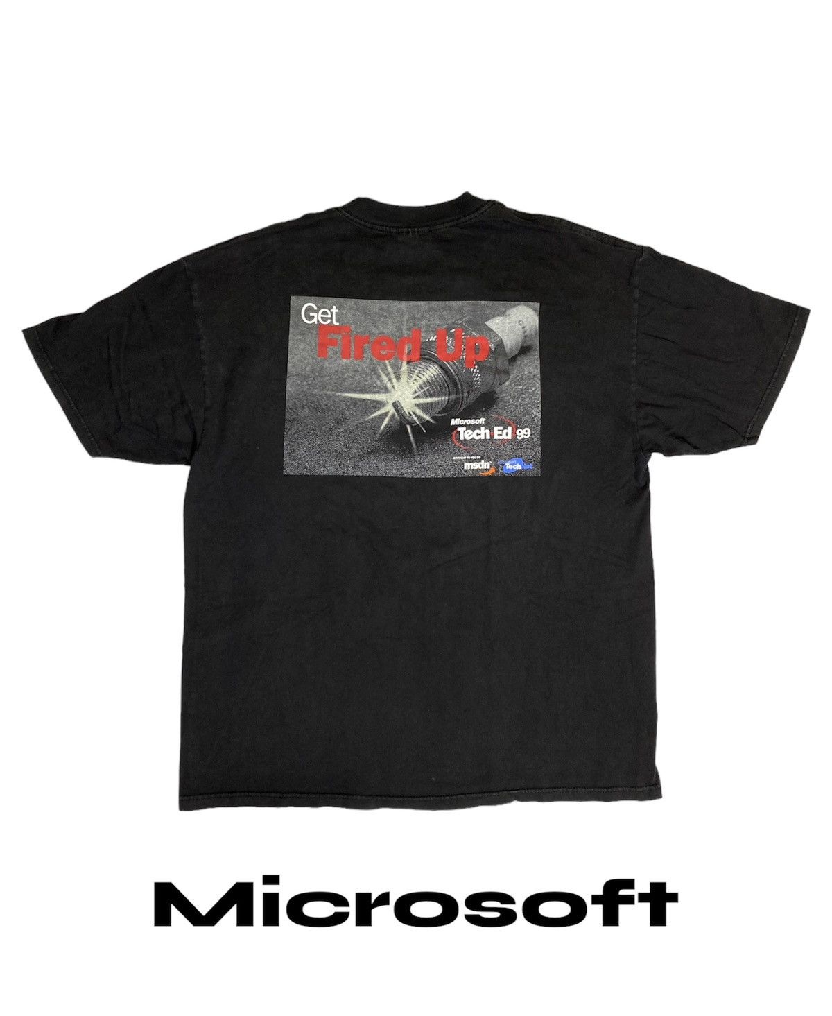 Apple × Microsoft × Vintage vintage tshirt microsoft "get fired up" Size US XL / EU 56 / 4 - 2 Thumbnail