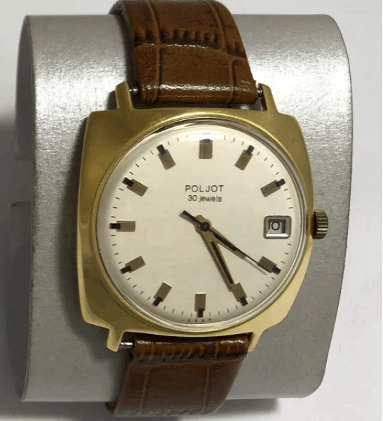 Vintage Vintage soviet 1st MChZ Men's wristwatch Poljot USSR Size ONE SIZE - 4 Thumbnail