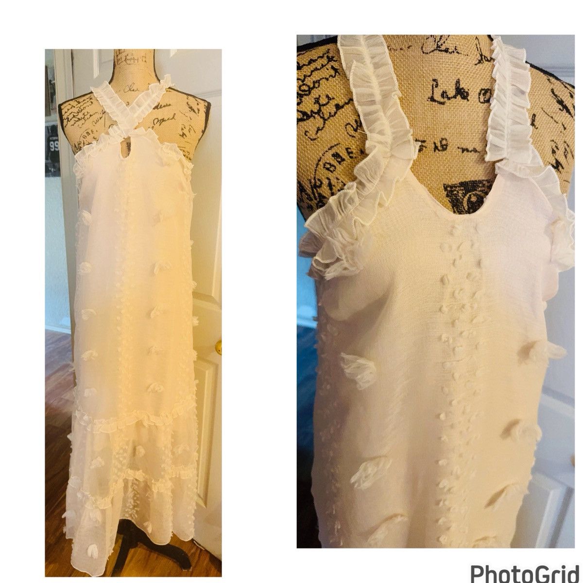 Zara ZARA 3D Appliqués Maxi Dress S Size S / US 4 / IT 40 - 4 Thumbnail