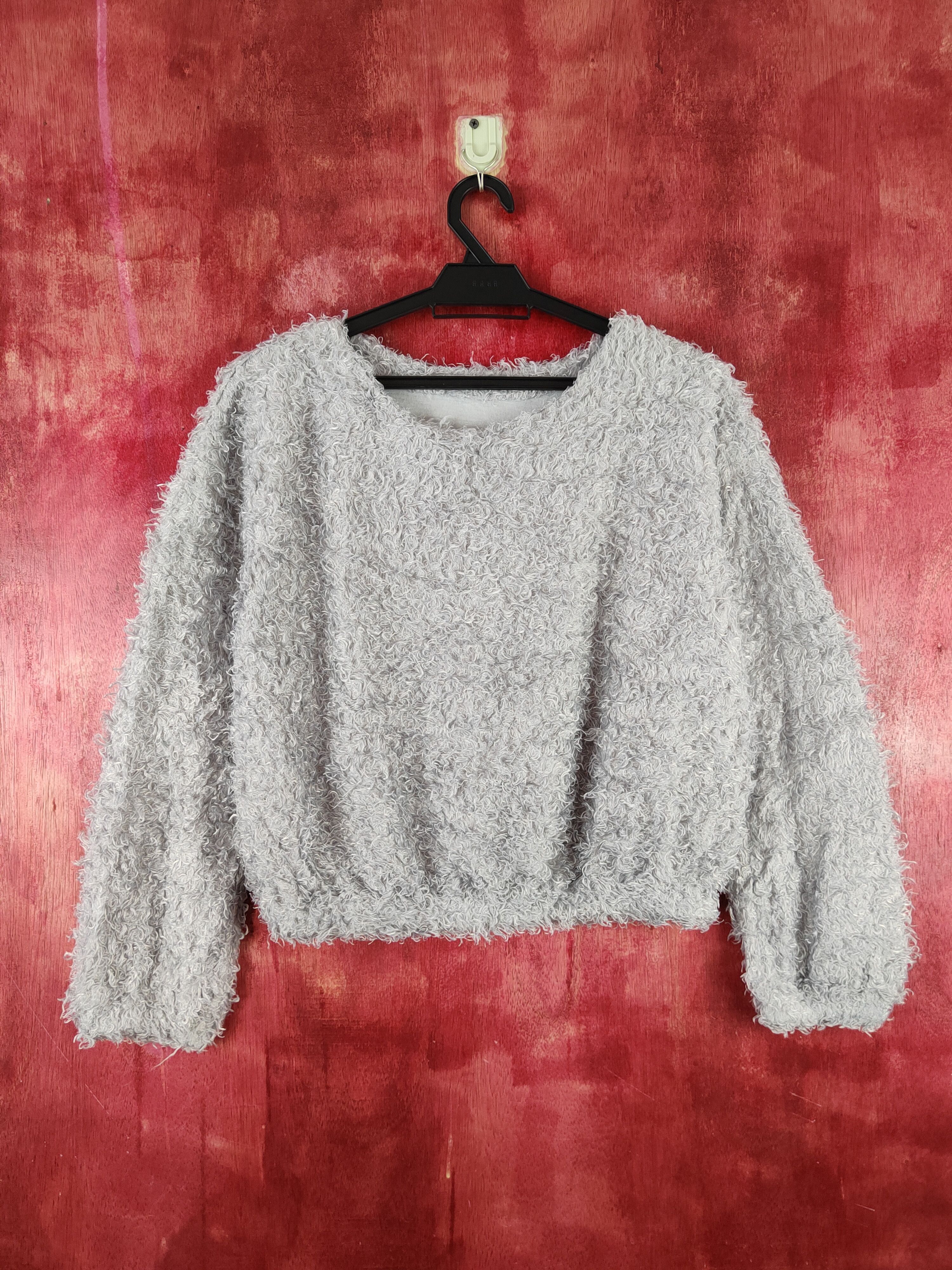 Japanese Brand × Vintage Vassafull Gray Fur Mohair Knitwear (Vintage 💥) Size M / US 6-8 / IT 42-44 - 1 Thumbnail