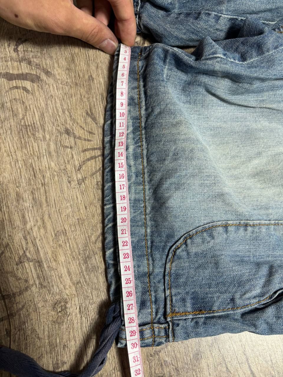 Japanese Brand VTG Balenci! IfSixWasNine type! CARGO Distressed Fade Shorts Size US 34 / EU 50 - 10 Thumbnail