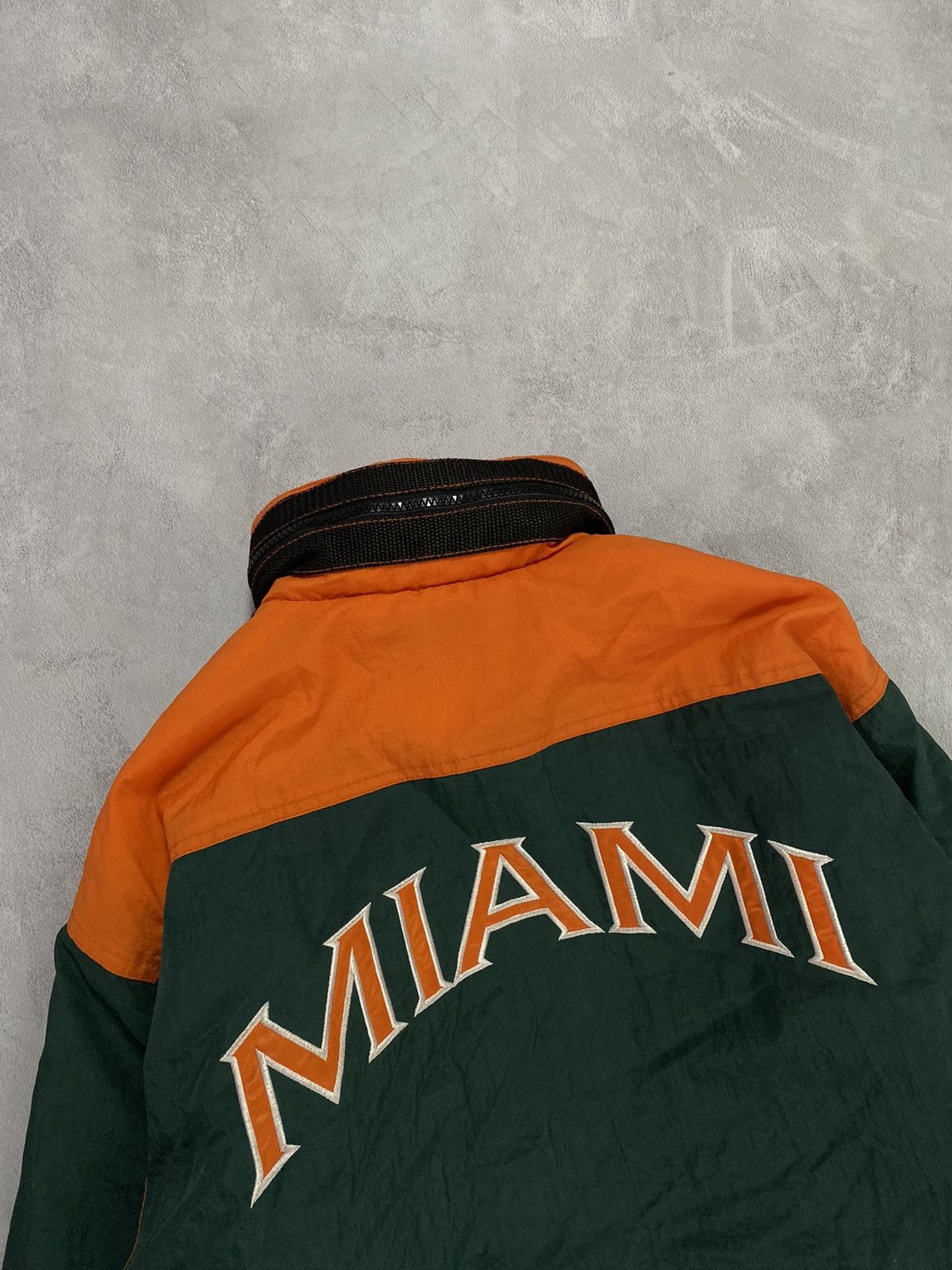 Champion 🏈 Vintage 90s Jacket Champion MIAMI Back Logo Big Dolphins Size US M / EU 48-50 / 2 - 10 Thumbnail
