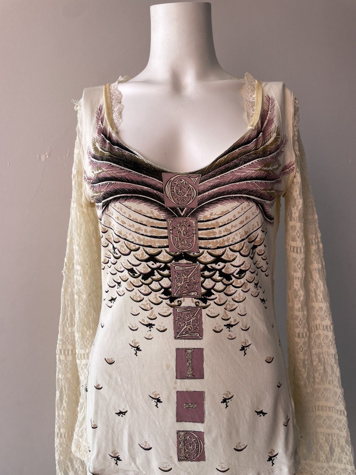 Vintage y2k blouse Size L / US 10 / IT 46 - 4 Thumbnail