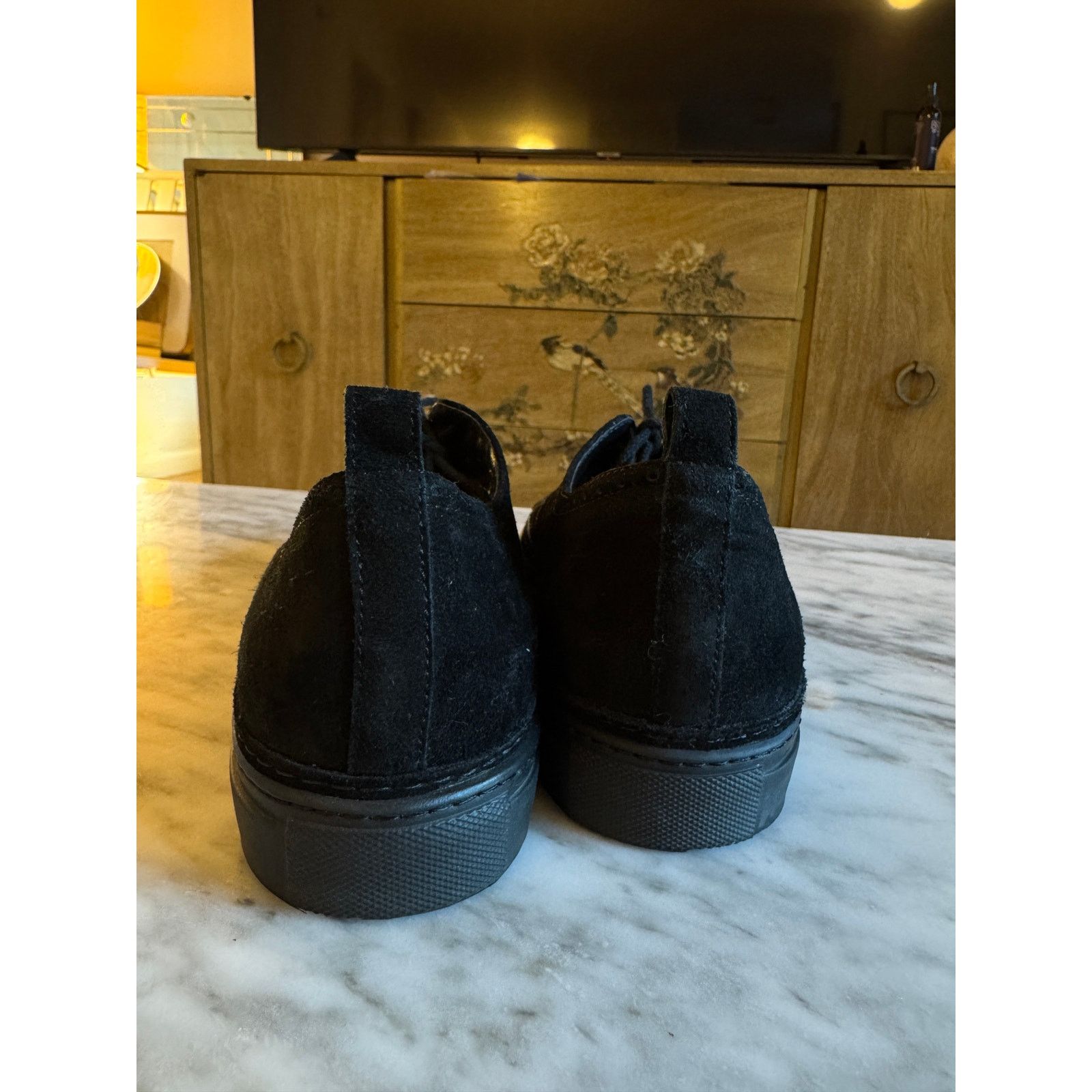 Ann Demeulemeester Ann Demeulemeester Men's Black Suede Sneakers Size US 6 / EU 39 - 4 Thumbnail