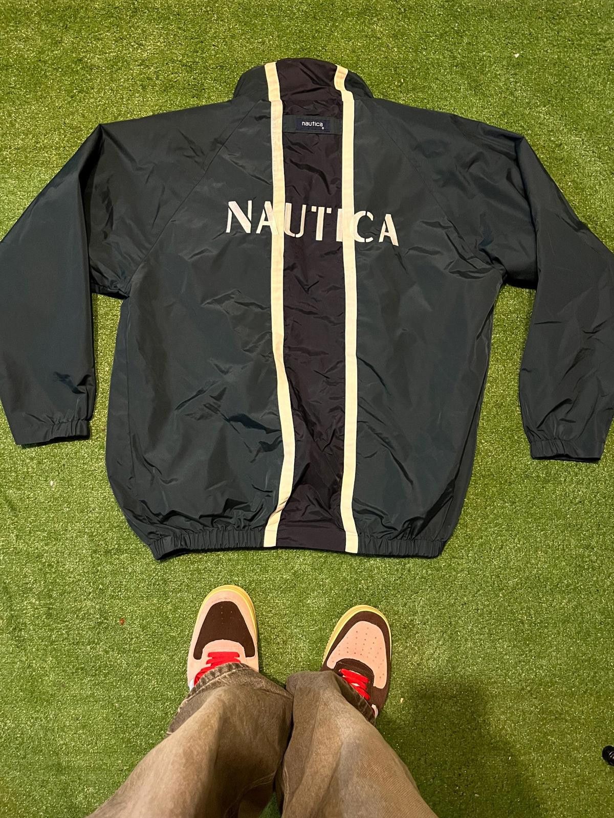 Nautica Nautica Men's Hooded Reversible Windbreaker Jacket Size US M / EU 48-50 / 2 - 2 Thumbnail