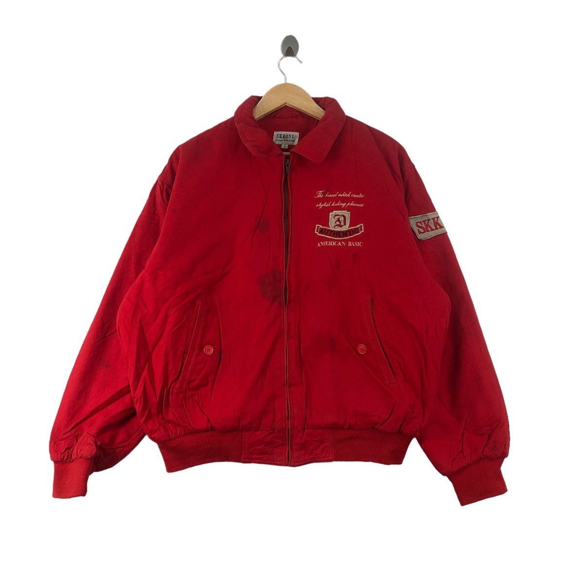 Vintage Vintage SKK ONE Bomber Jacket Outdoor Life Size US XL / EU 56 / 4 - 1 Thumbnail