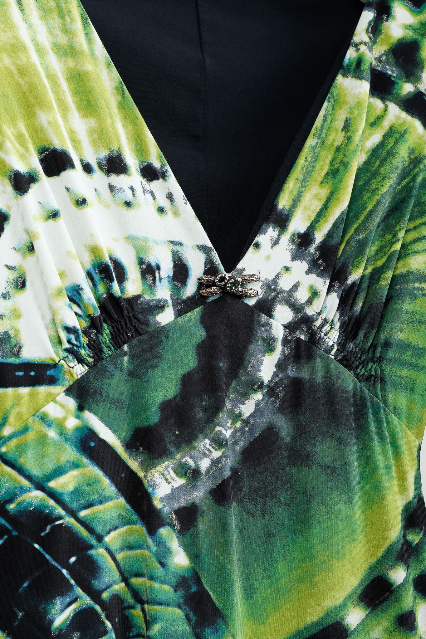 Roberto Cavalli Roberto Cavalli Printed Jersey 3/4-Sleeve Bodycon Dress Size S / US 4 / IT 40 - 7 Thumbnail