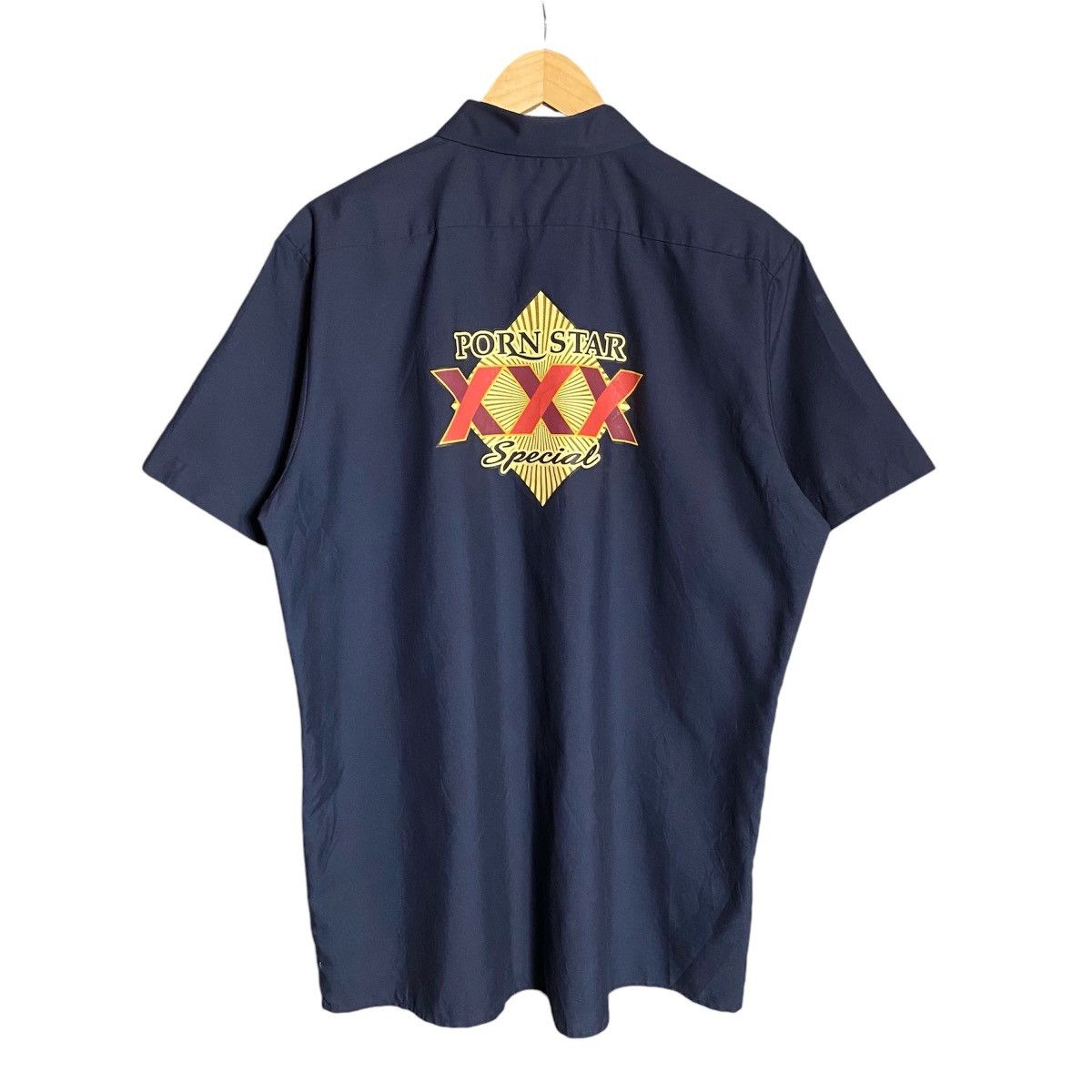Hook-Ups Vintage 90s Porn Star X Dickies Skateboards Workwear Shirt Size US L / EU 52-54 / 3 - 1 Thumbnail
