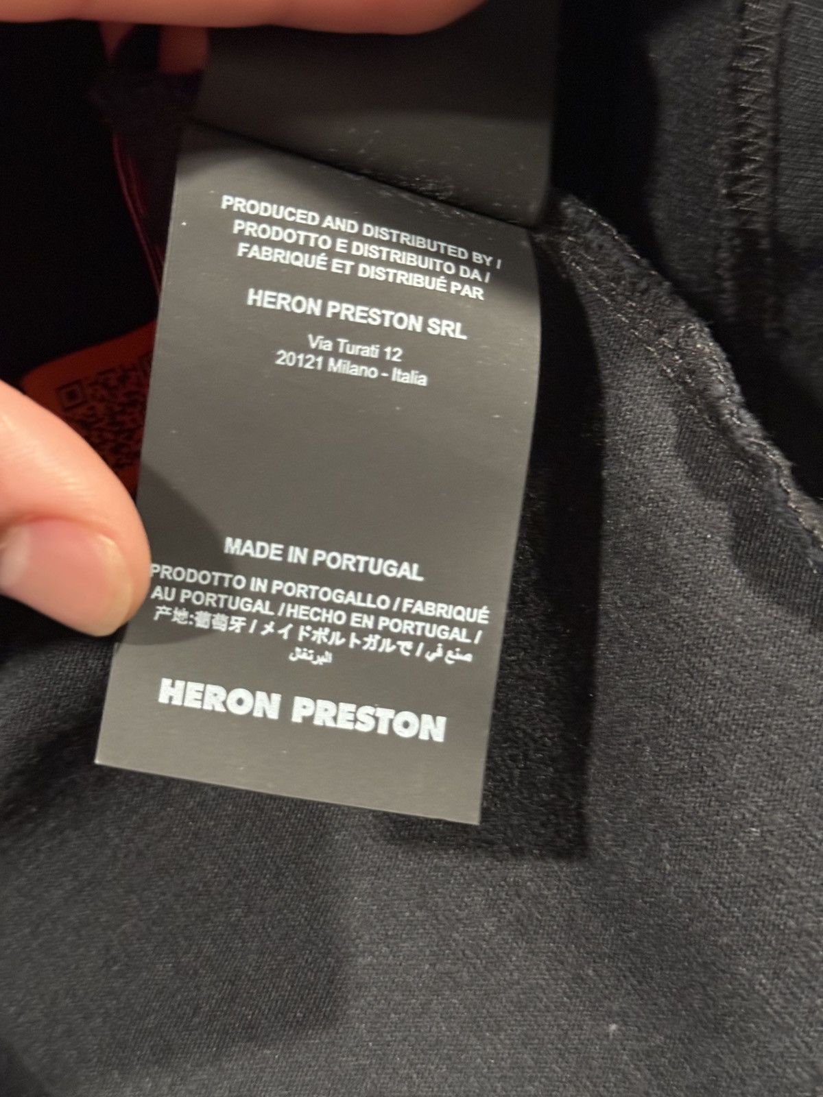 Heron Preston Heron Preston Mockneck Logo Detail L/S Tee Size US L / EU 52-54 / 3 - 8 Thumbnail