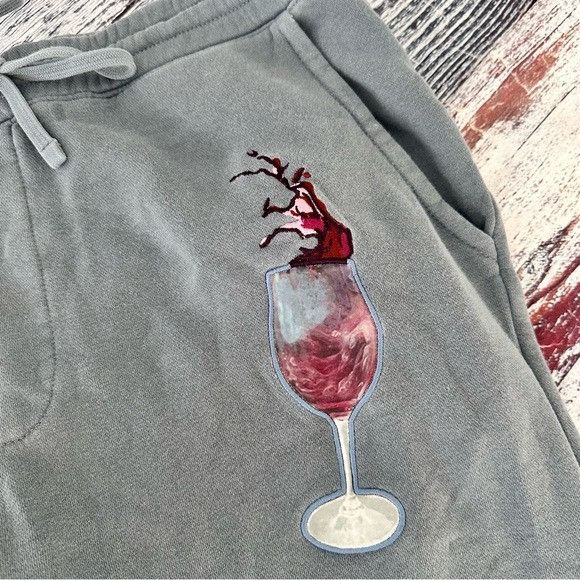 Other Mr. EatWell Wine Glass Sweatpants Size 36" / US 14 / IT 50 - 5 Thumbnail