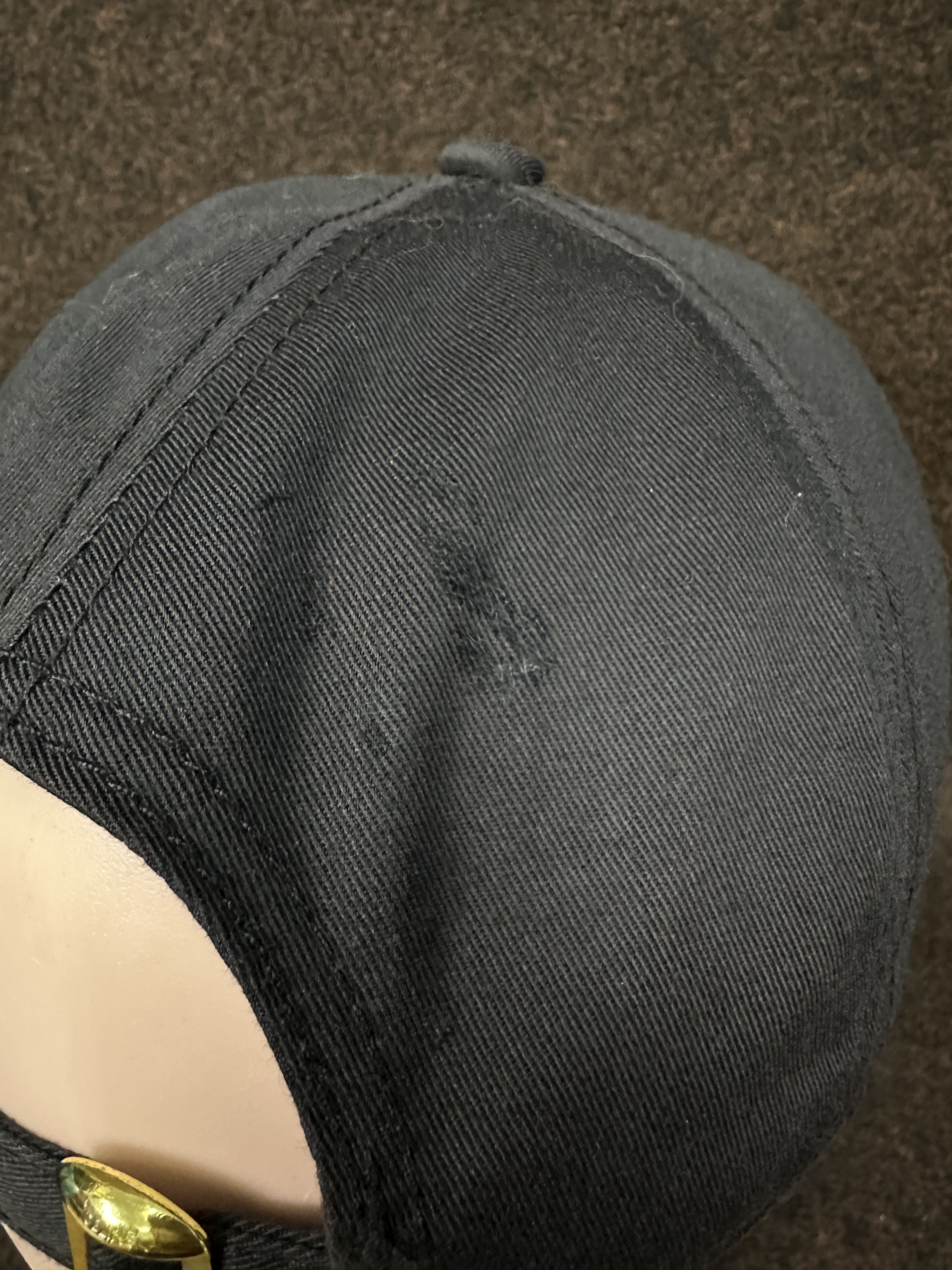 Celine Celine Triomphe Black Baseball Cap Size ONE SIZE - 5 Thumbnail