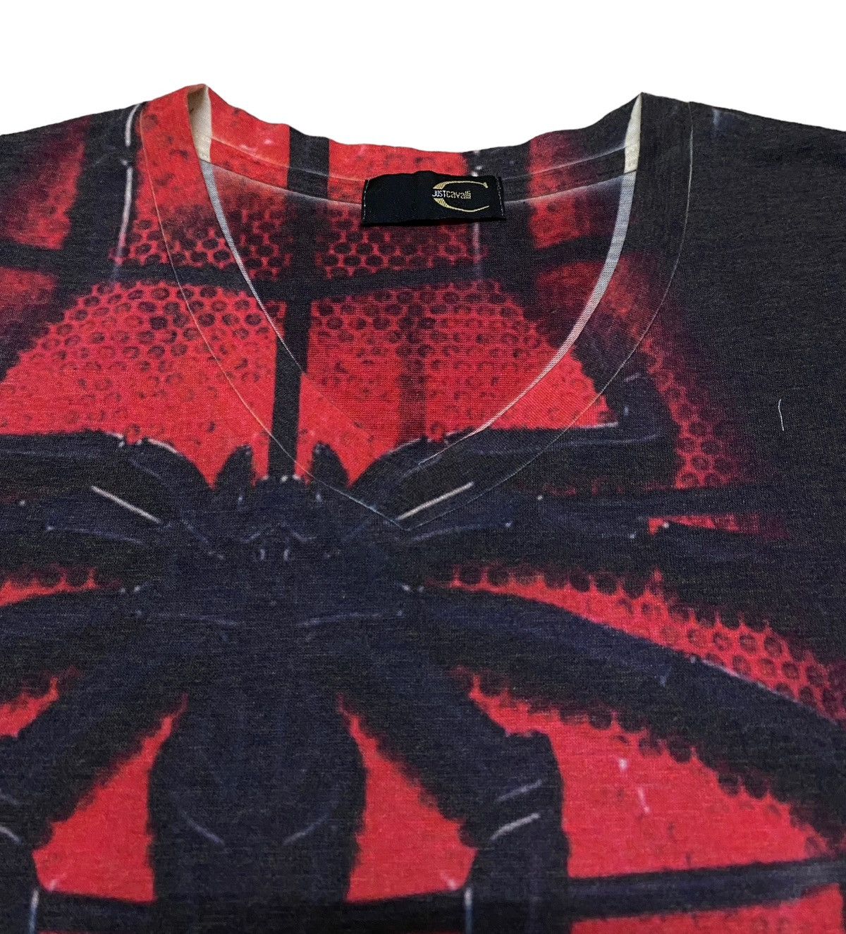 Just Cavalli Rare Design Vintage Just Cavalli X Spiderman T-shirt 2000s Size US M / EU 48-50 / 2 - 3 Thumbnail
