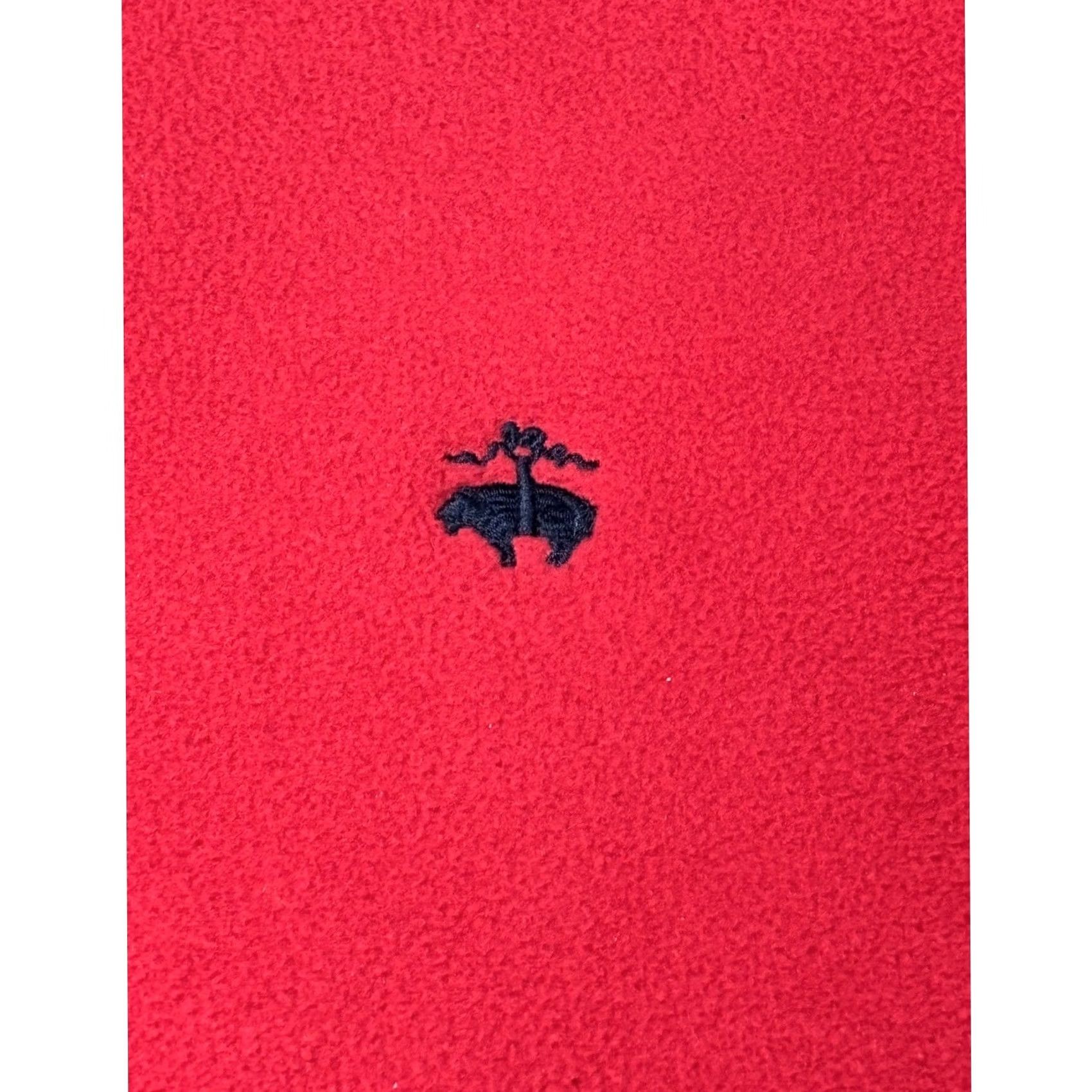 Brooks Brothers Brooks Brothers Fleece Vest Red Full Zip Mens XL Golden Fleece Logo Navy Trim Vest Size US XL / EU 56 / 4 - 2 Thumbnail