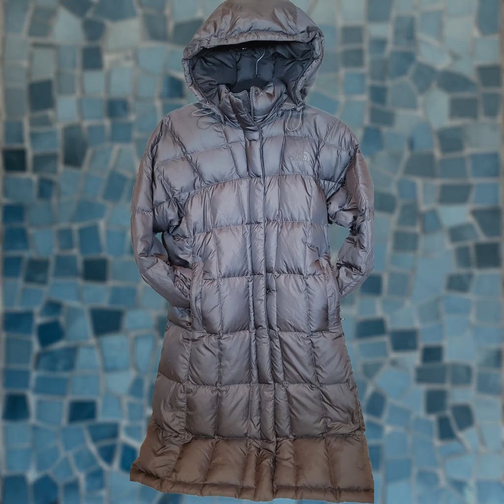 The North Face The North Face Metropolis Parka 600 Down Puffer Coat Hooded Dark Gray Women's S Coat Size S / US 4 / IT 40 - 1 Thumbnail
