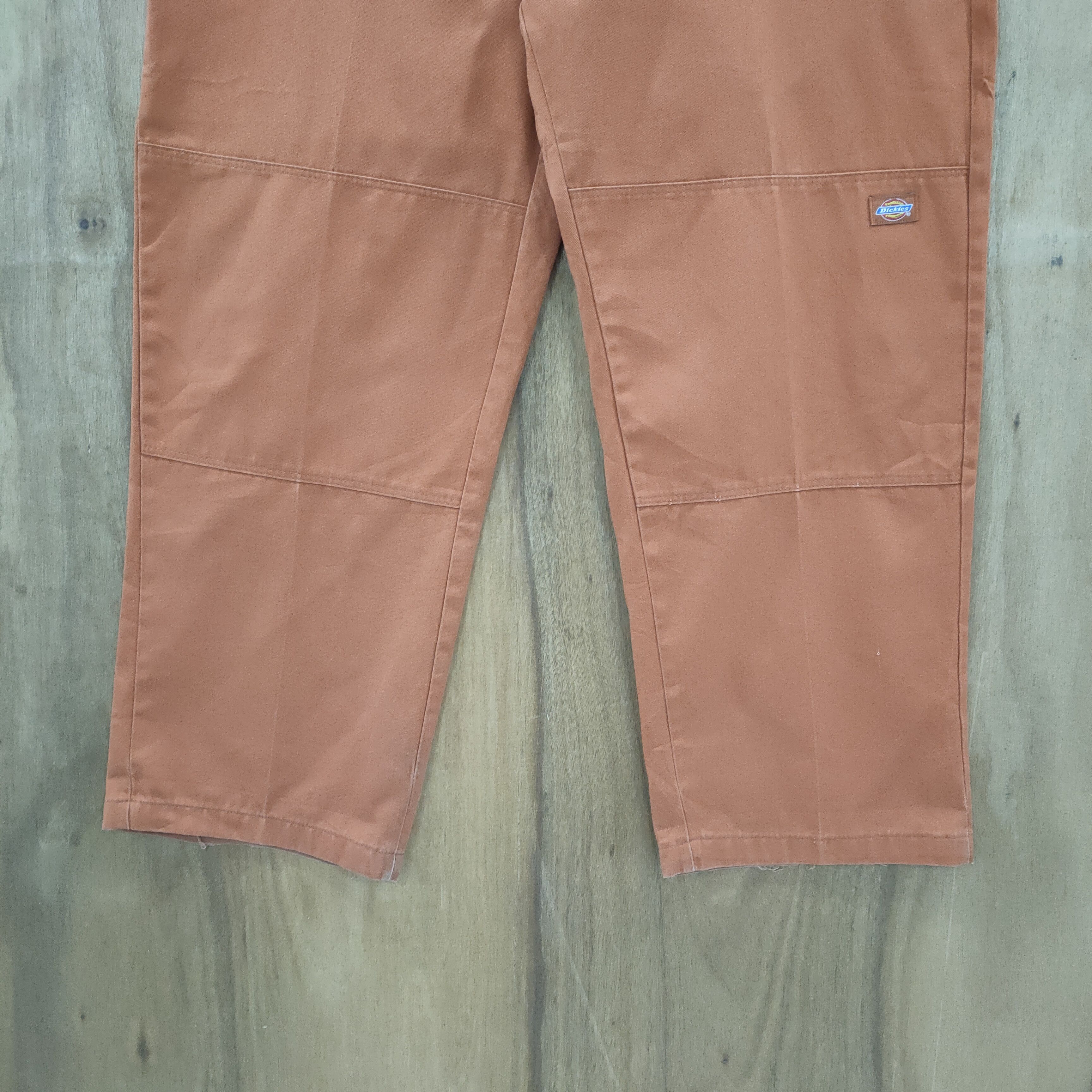 Dickies W40 × 32 DICKIES DARK ORANGE DOUBLE KNEE CARGO PANTS Size US 40 / EU 56 - 3 Thumbnail