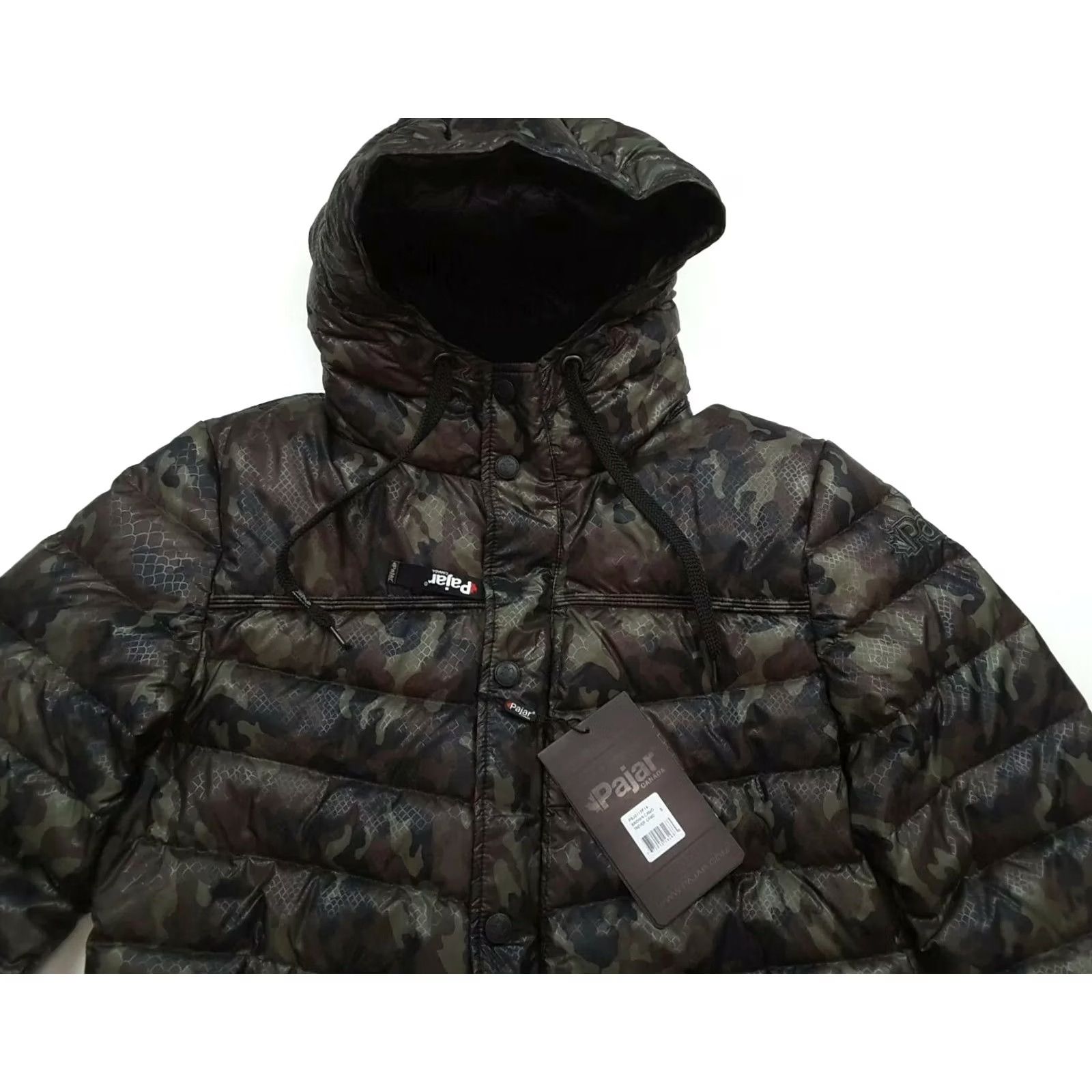 Pajar VINTAGE Pajar Canada Trevor Brown Camo Puffer Jacket Mens Size S Camouflage Down Polyester Army Style 650 - Not vintage? Size US S / EU 44-46 / 1 - 4 Thumbnail