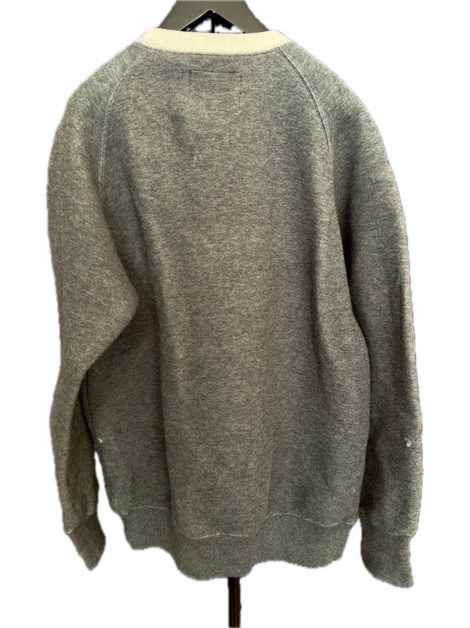 Sacai Sacai FW15 Grey Cotton/Nylon Crewneck Sweatshirt Size US M / EU 48-50 / 2 - 4 Thumbnail