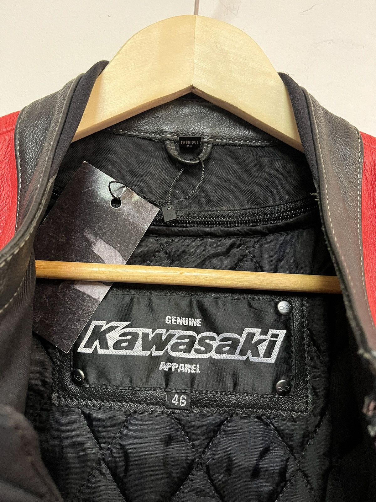 Other Leather Kawasaki Motorcycle Jacket Size US L / EU 52-54 / 3 - 6 Thumbnail