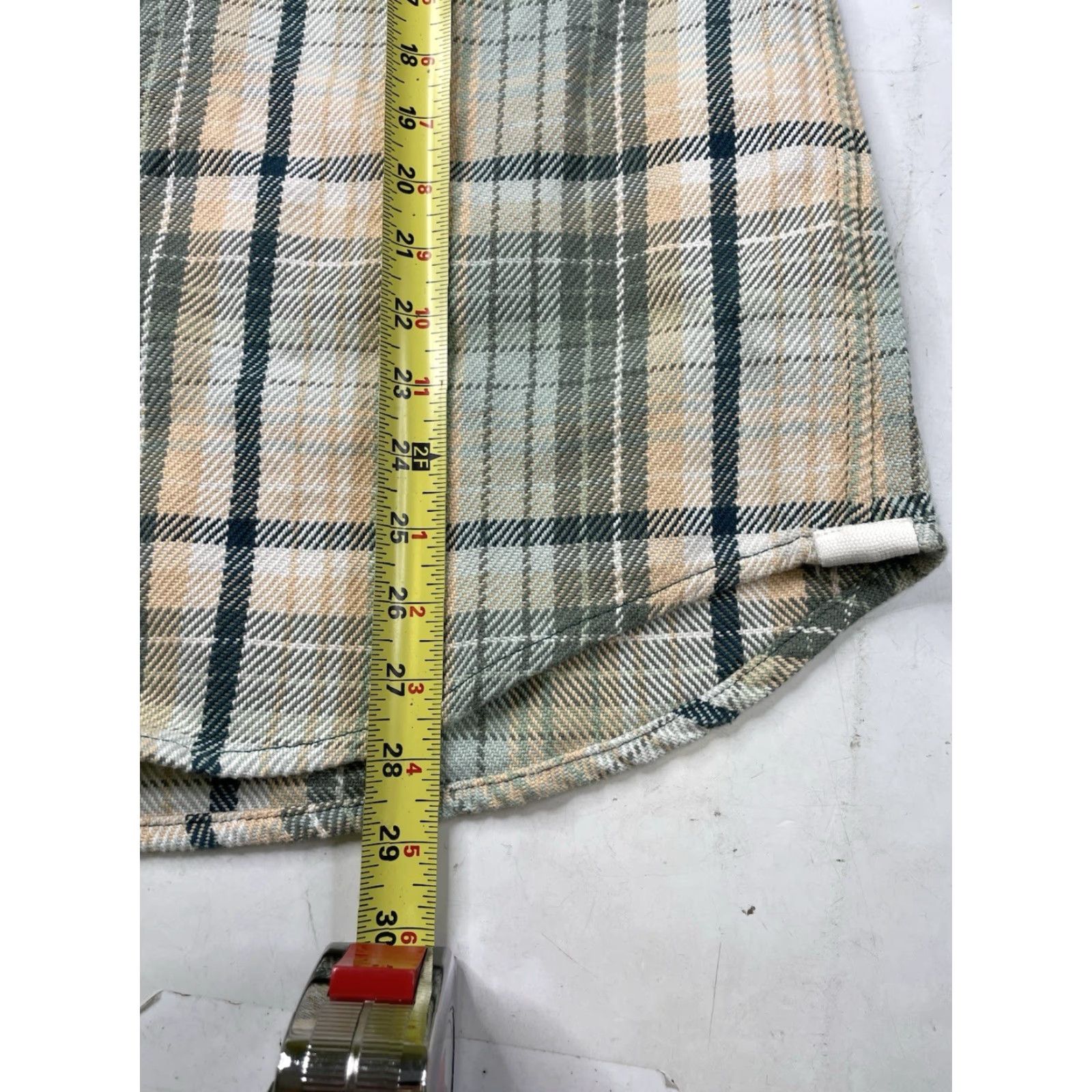 Outerknown OUTERKNOWN Button-Up Shirt Plaid Blue Cotton Flannel Large Regular Men Size US L / EU 52-54 / 3 - 4 Thumbnail