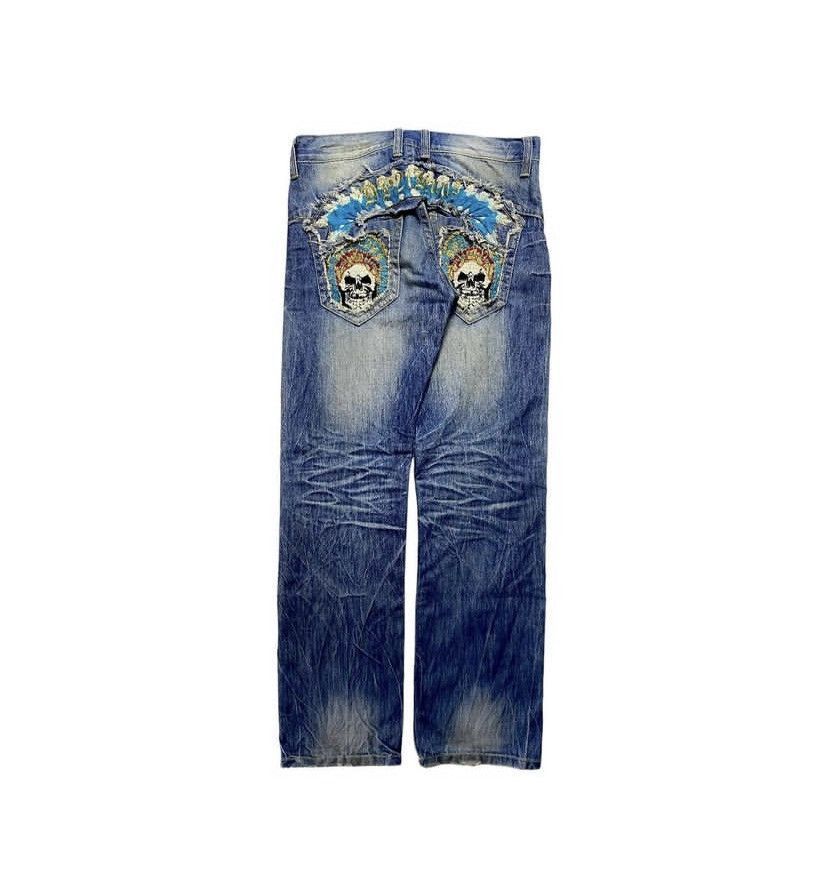 image of If Six Was Nine x Jnco Distresed Denim Jeans Raw Vintage, Men's (Size 32)