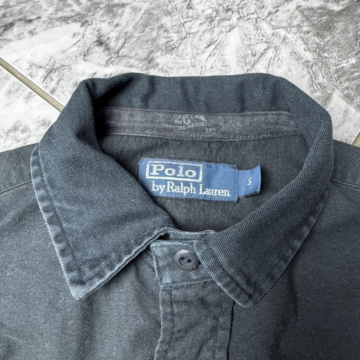 Polo Ralph Lauren × Vintage Polo Ralph Lauren Black Shirt Vintage Size US S / EU 44-46 / 1 - 7 Thumbnail