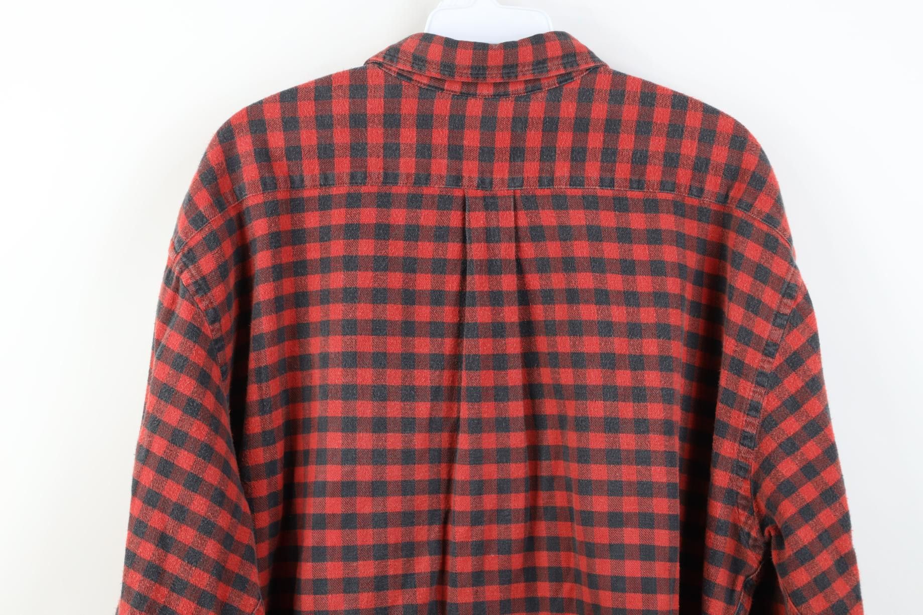 Lands' End Vintage 90s Lands End Collared Button Down Shirt Plaid Size US L / EU 52-54 / 3 - 10 Thumbnail