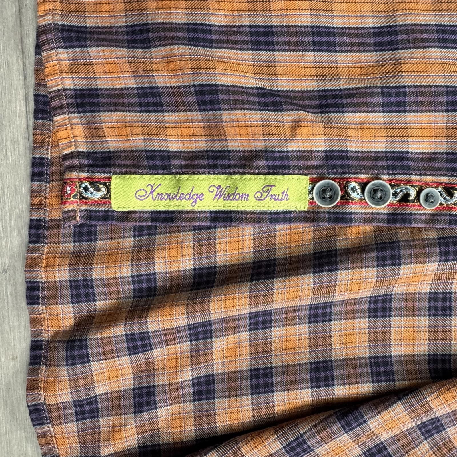 Robert Graham Robert Graham Men's Button-Up Shirt Plaid Euro Fit Size L Size US L / EU 52-54 / 3 - 5 Thumbnail