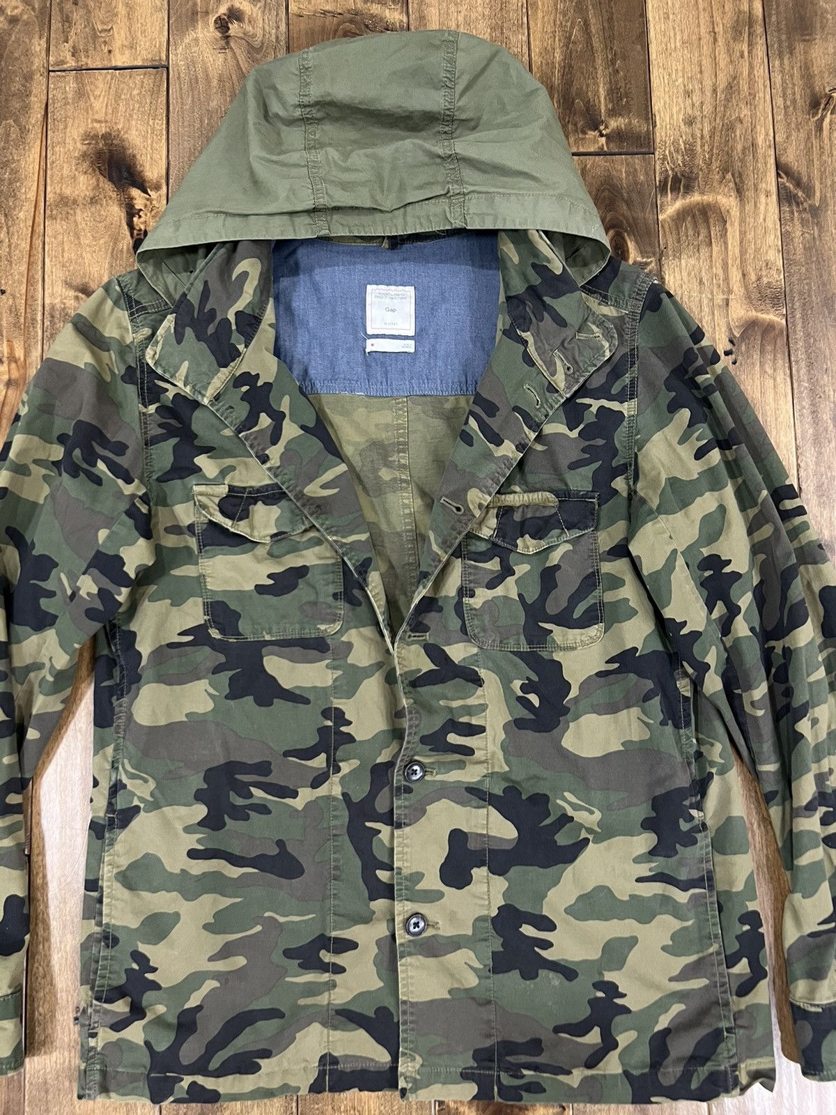 Gap Vintage Gap Military Field Jacket Size US M / EU 48-50 / 2 - 7 Thumbnail