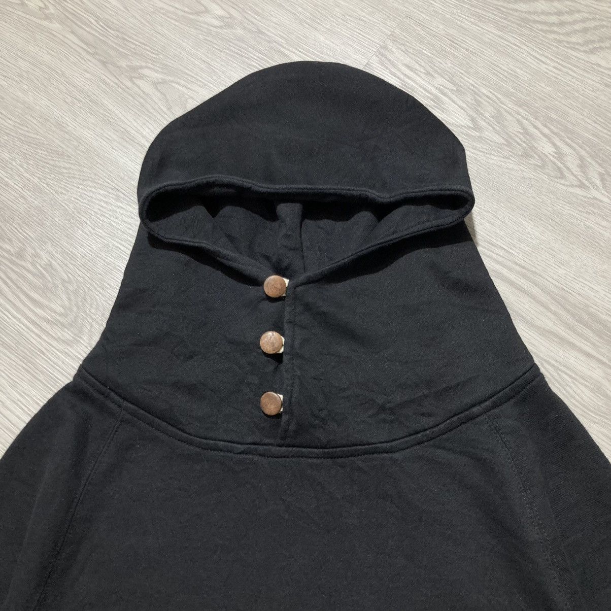 20471120 2000s Controcte Unique Pullover Hoodie Black Kapital Style Size US M / EU 48-50 / 2 - 3 Thumbnail