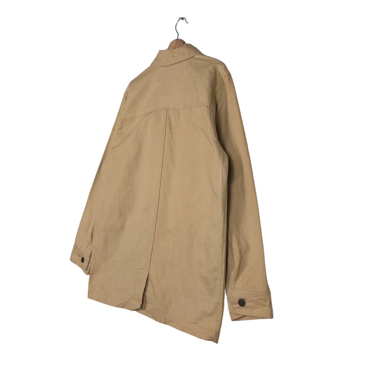 Japanese Brand 🔥Vintage Chore Jacket Majestic New York Big Logo Spell Out Size US L / EU 52-54 / 3 - 10 Thumbnail