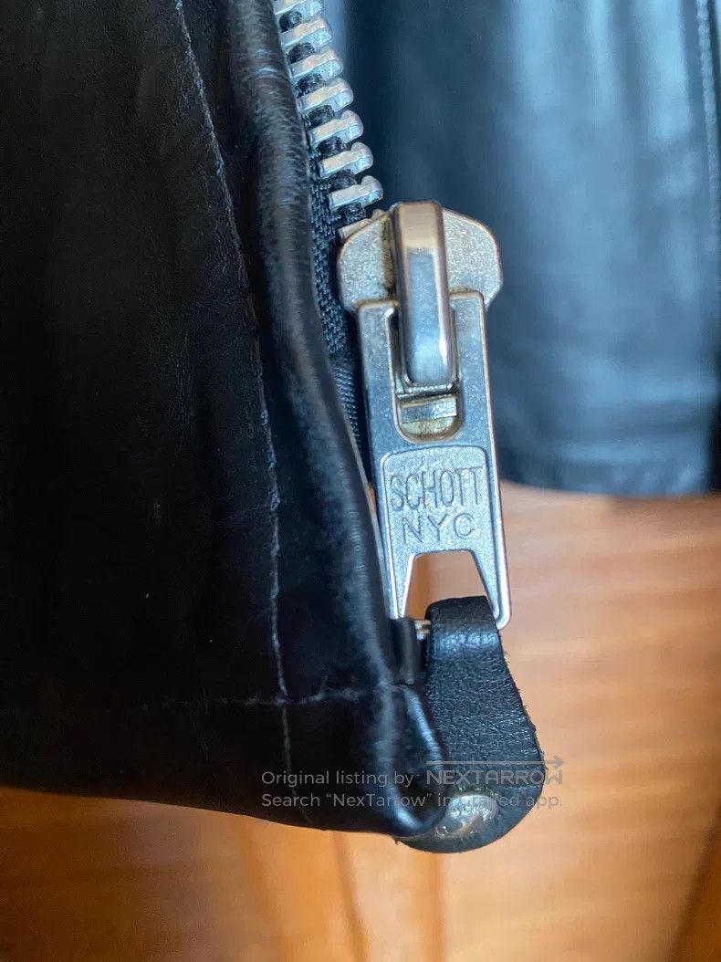Other NYC 643 American motorcycle leather jacket Size US S / EU 44-46 / 1 - 3 Thumbnail