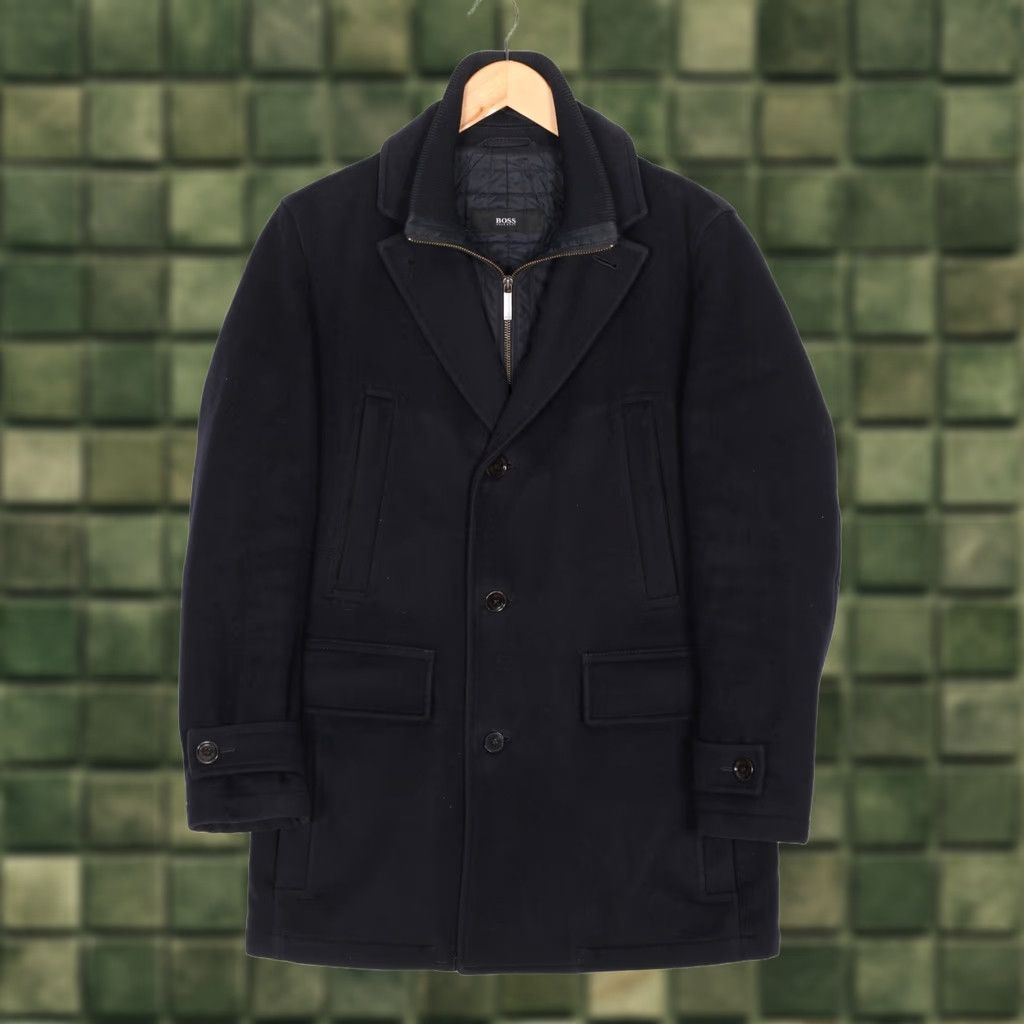 Hugo Boss HUGO BOSS Conway Wool Cashmere Coat Jacket Men 46 Wool Cashmere Coat Size US S / EU 44-46 / 1 - 1 Thumbnail