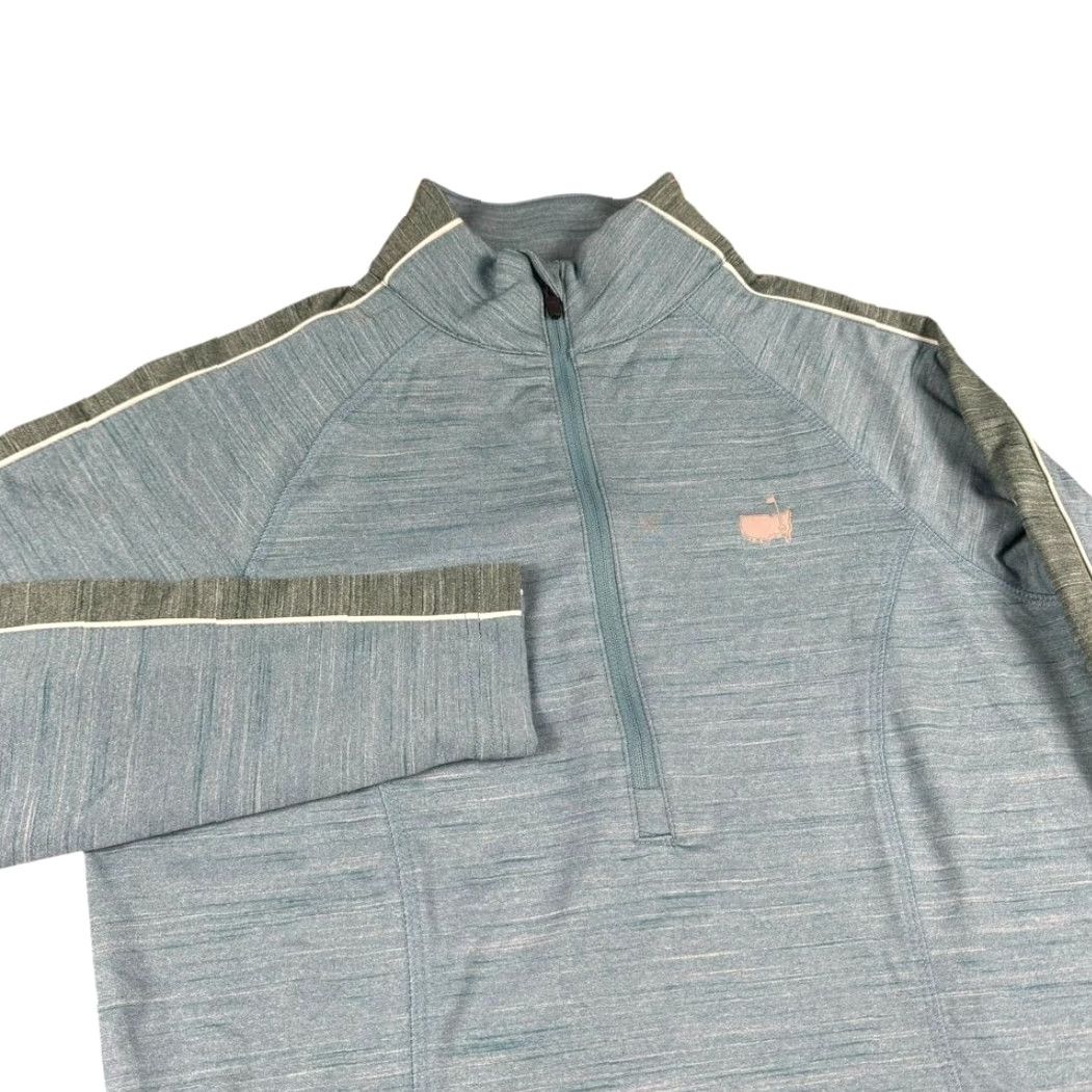 Vintage Masters Tech Jacket Women’s S Active Pullover 1/4 Zip Track Augusta Golf Blue Nike Size S / US 4 / IT 40 - 2 Thumbnail