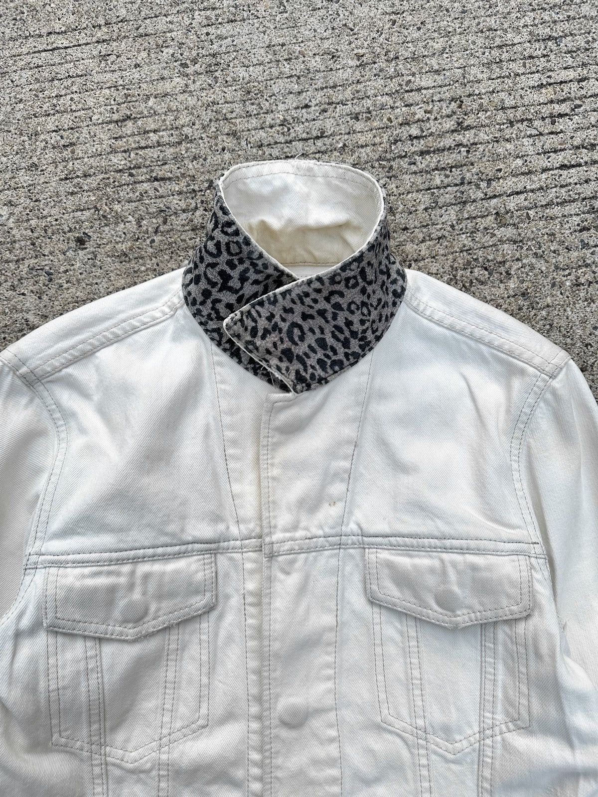Isamu Katayama Backlash Backlash Leopard Damage Trucker Jacket Size US L / EU 52-54 / 3 - 6 Thumbnail