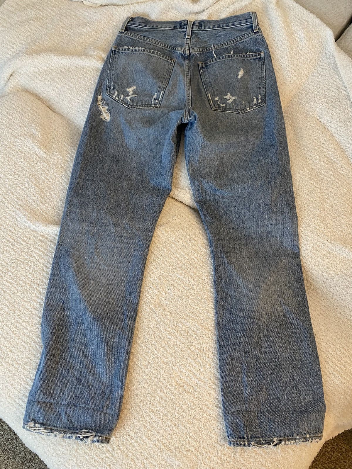 Agolde Agolde 90’s High Rise Loose Fit Relaxed Distressed Jeans Size 25" / US 0 / IT 36 - 5 Thumbnail