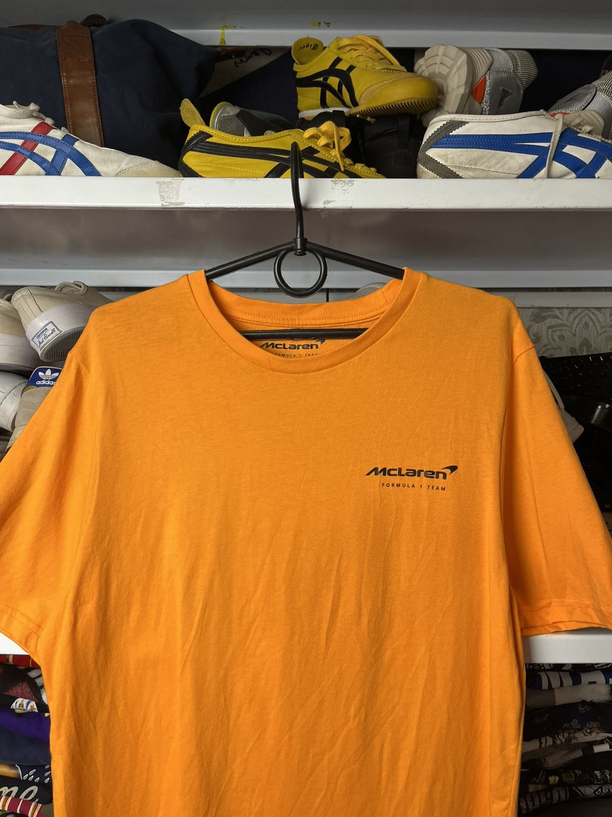Vintage Mclaren big logo Orange t-shirt tee 90s racing moto rare Size US M / EU 48-50 / 2 - 20 Thumbnail