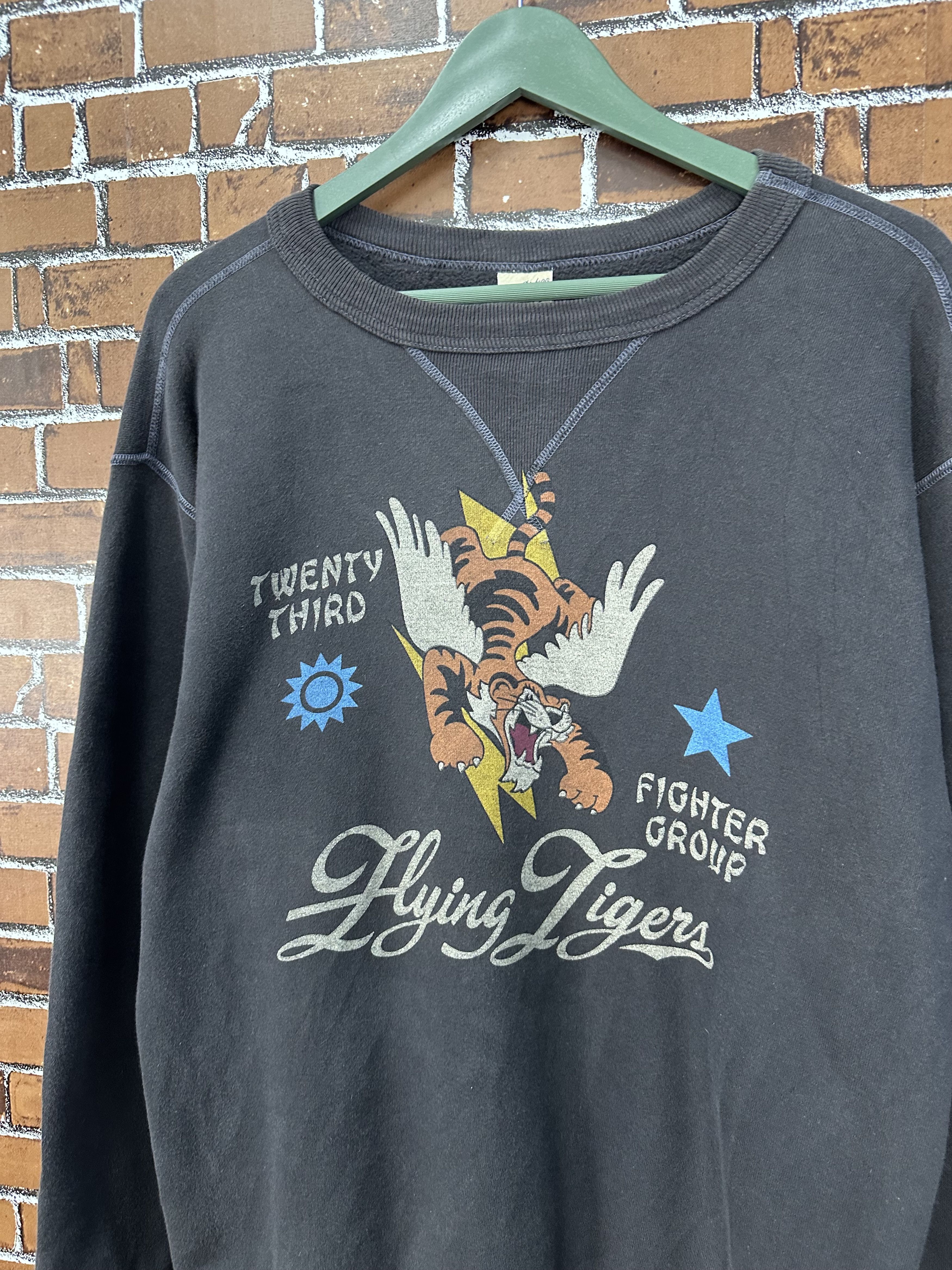 Buzz Rickson's Vintage Buzz Rickson Flying Tigers Ww2 Crewneck Z480 Size US L / EU 52-54 / 3 - 4 Thumbnail