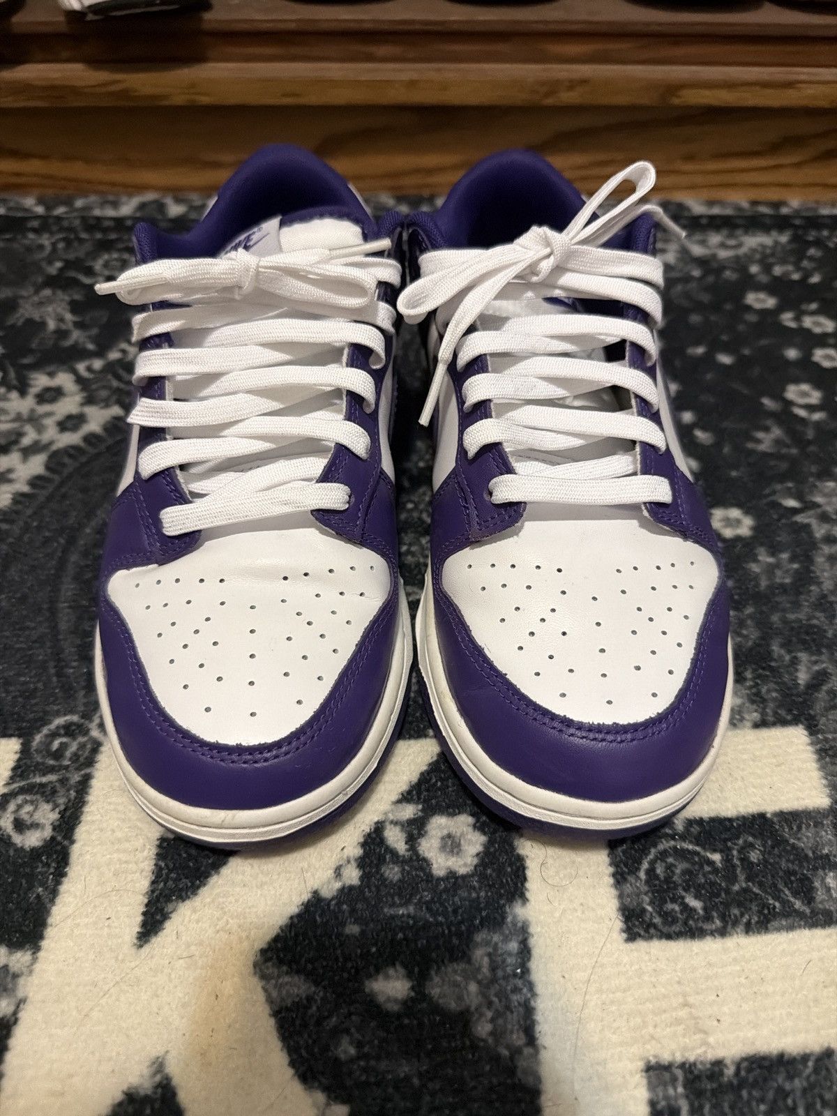 Nike NIKE DUNK LOW "CHAMPIONSHIP PURPLE" Size US 9.5 / EU 42-43 - 7 Thumbnail