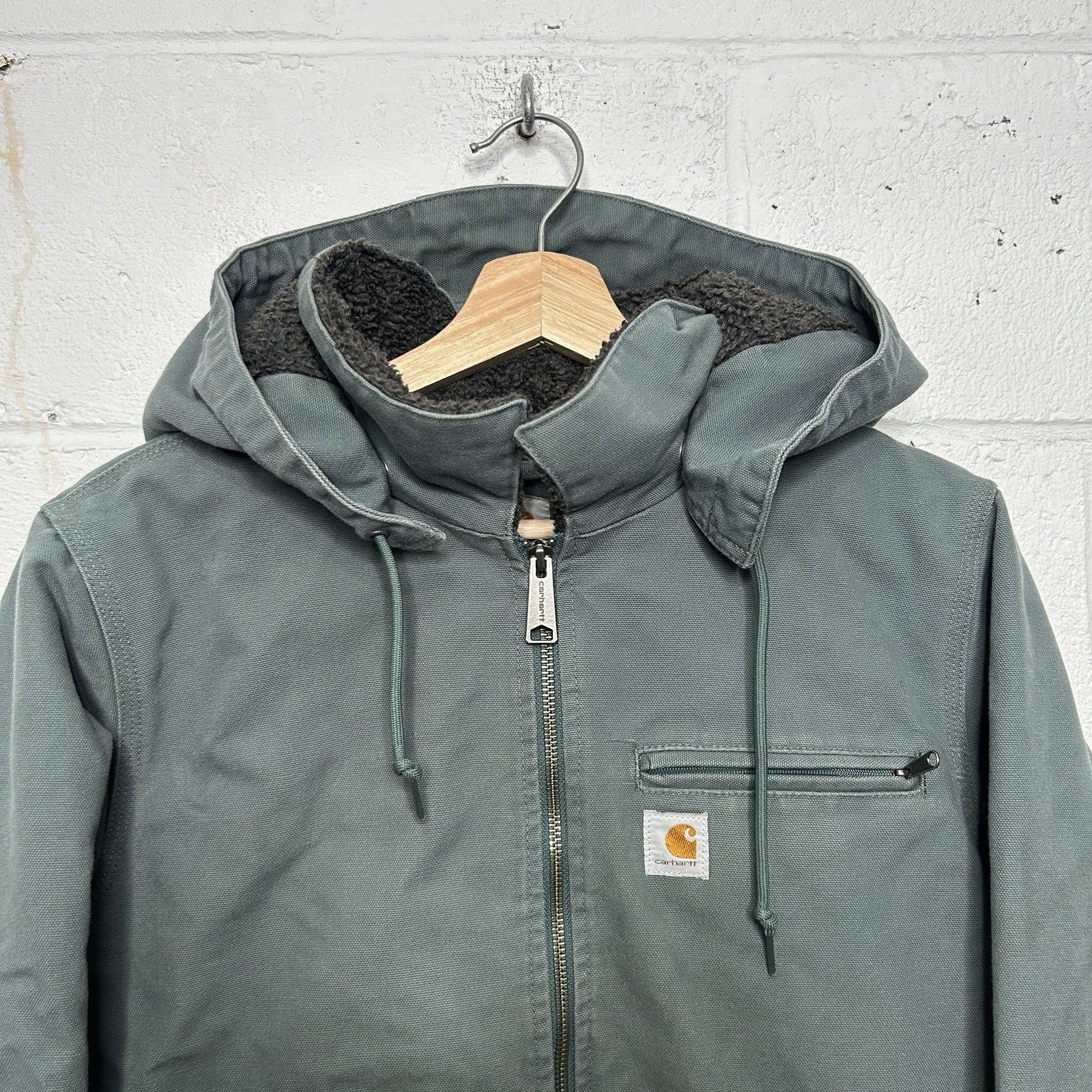 Carhartt Carhartt Sherpa-Lined Wildwood Jacket “Balsam Green” 100815 Size US L / EU 52-54 / 3 - 3 Thumbnail