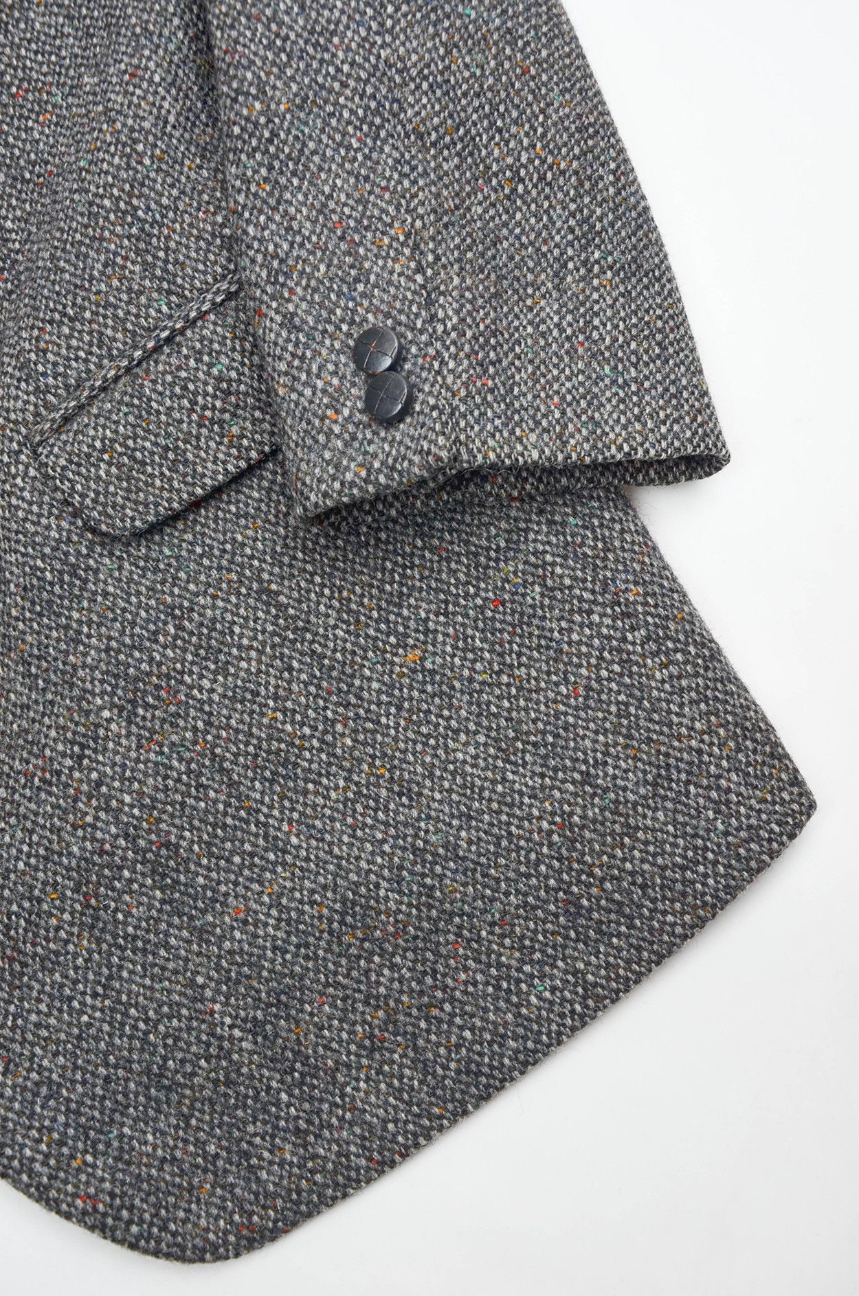 Harris Tweed Harris Tweed Grey Wool Blazer 44R UK Made Size 44R - 4 Thumbnail